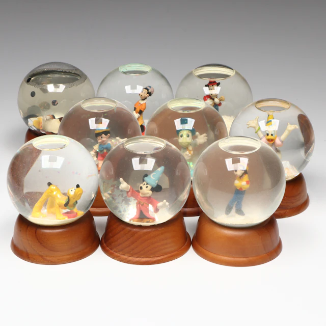 Disney Limited Edition Crystal snow Globes
