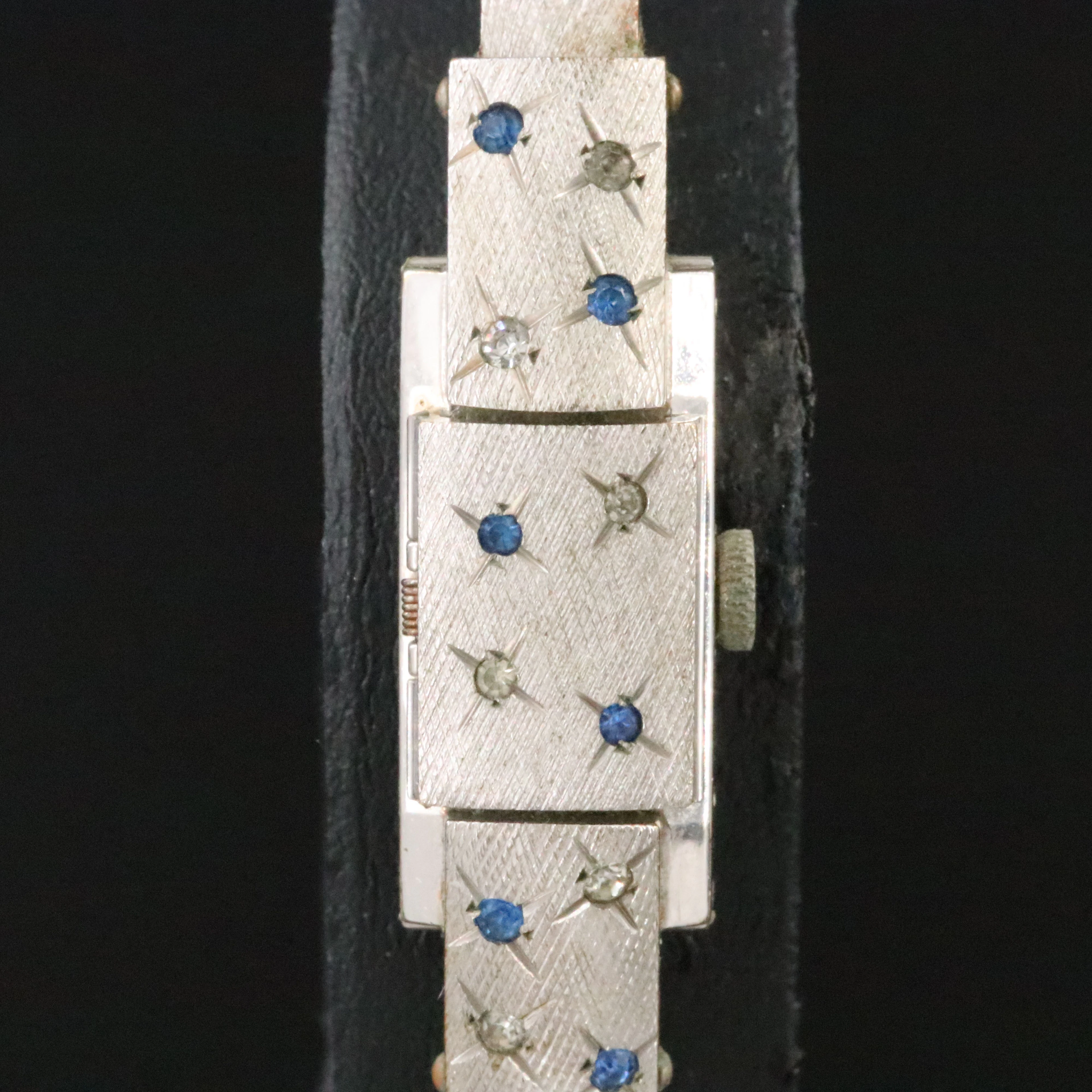 Bucherer Mid Century Modern Rhinestone Accented Watch