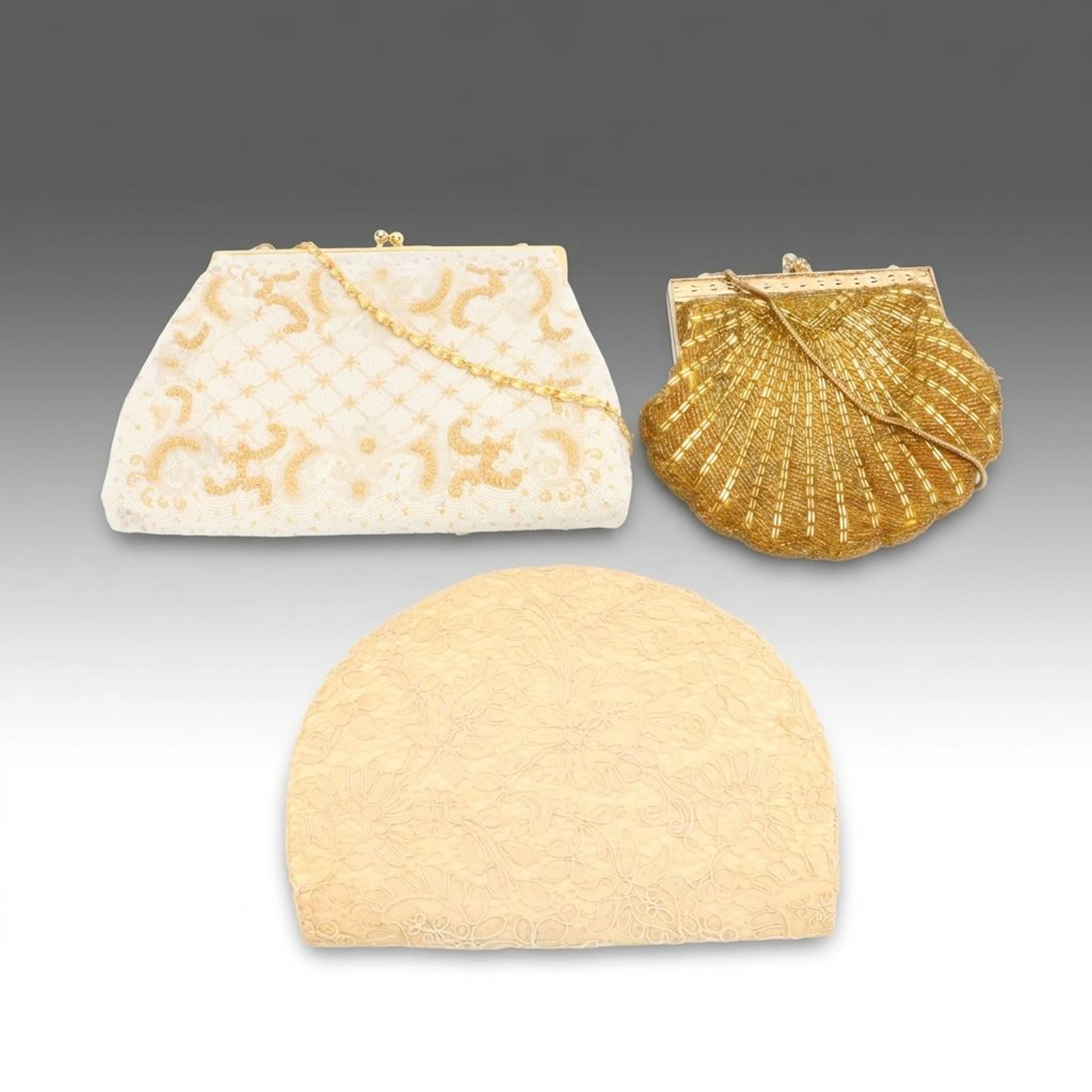 Koret Demilune Lace Clutch with Accessories and Other Beaded Evening Bags
