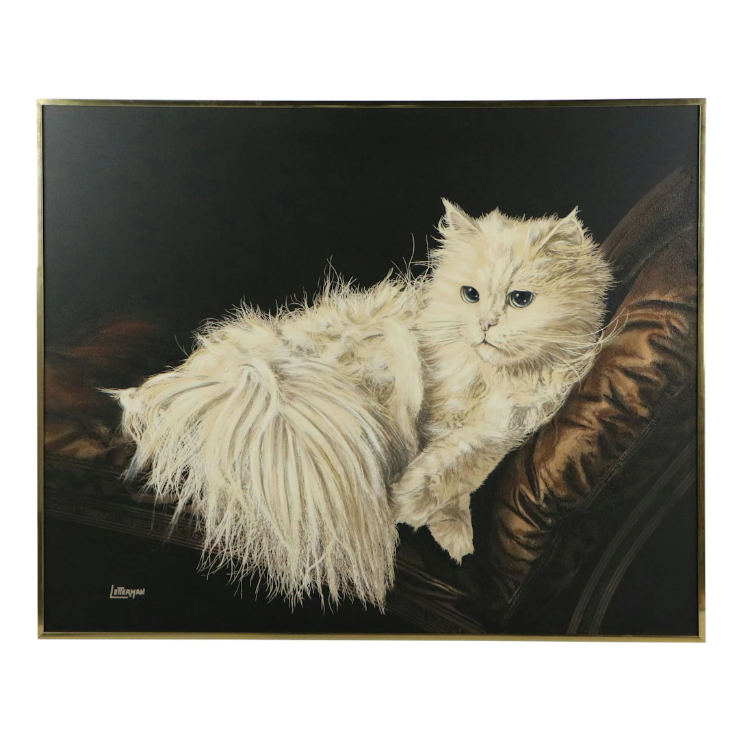 After Antoinette Letterman Embellished Serigraph "Cashmere," 21st Century