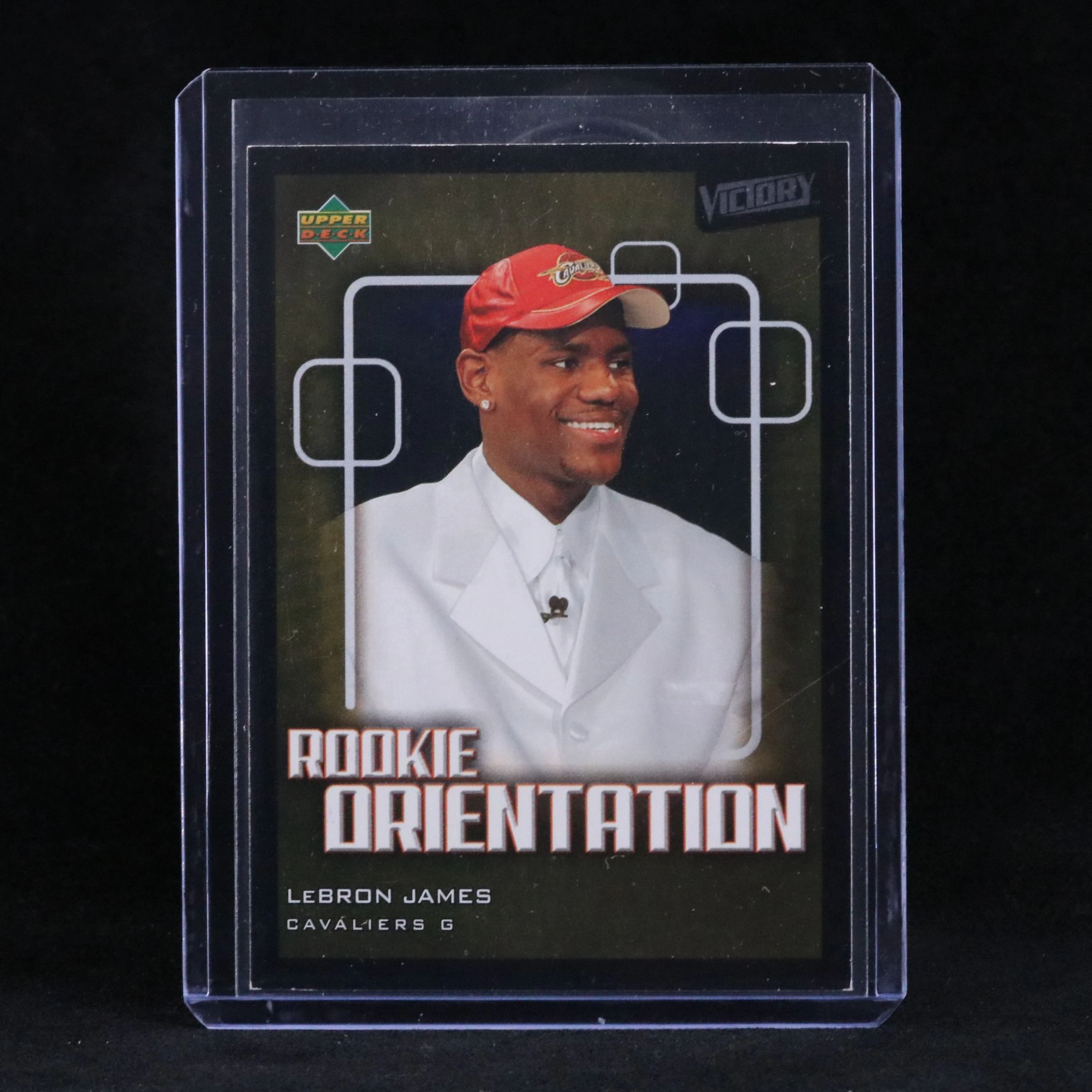 2003 Upper Deck Victory LeBron James Rookie Orientation Basketball Card