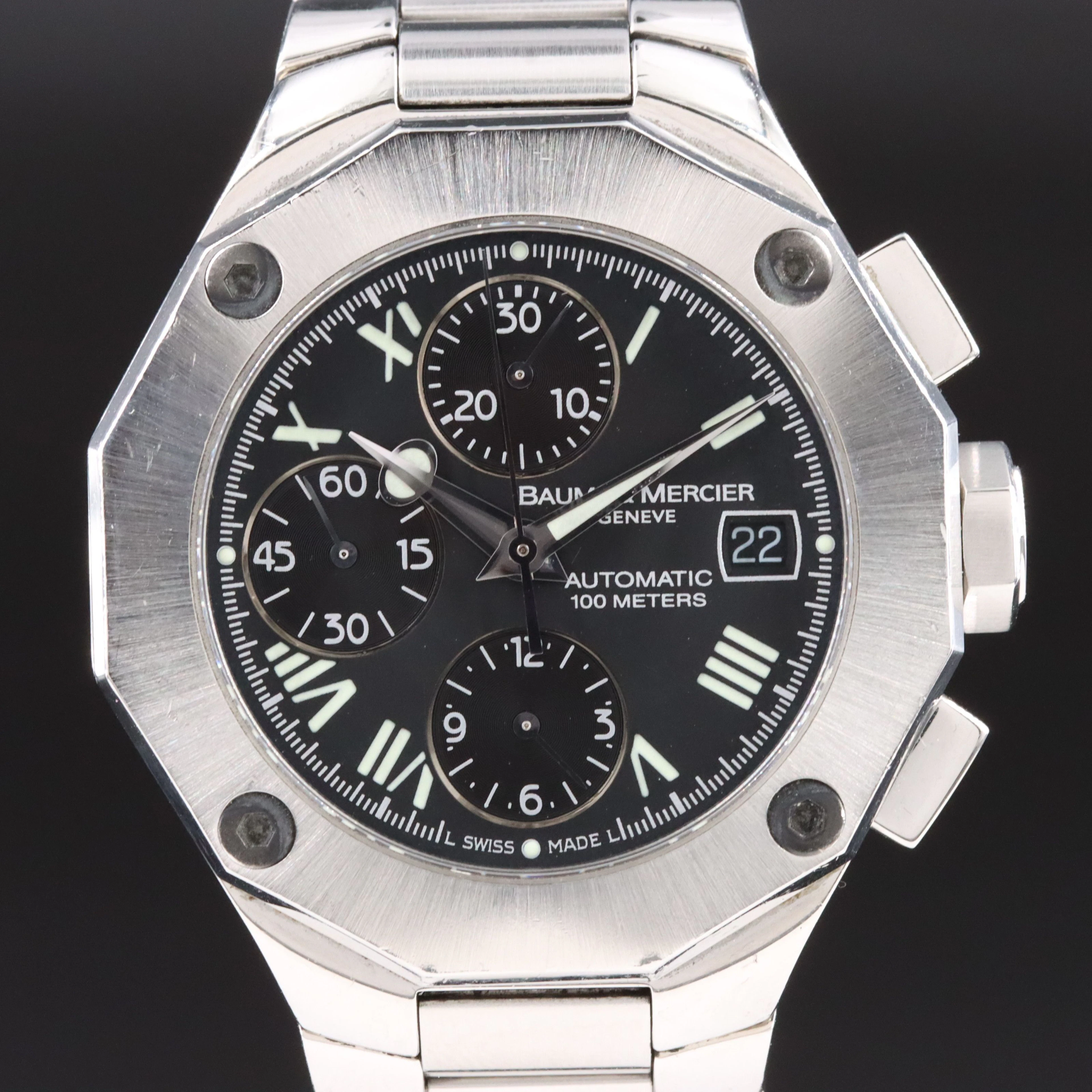 Baume & Mercier Riviera Chronograph Automatic Watch 65600