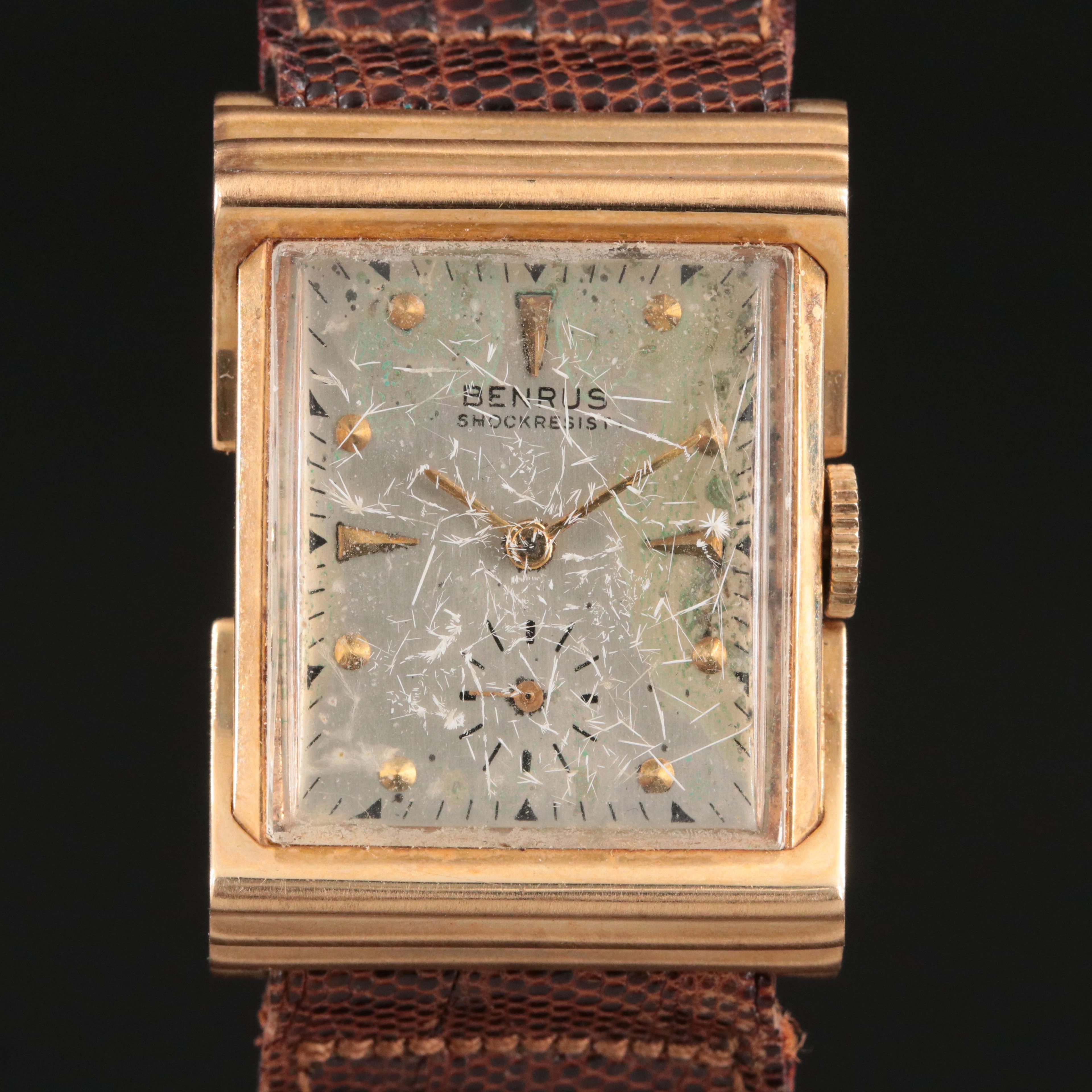 14K Benrus Vintage Watch c.1947