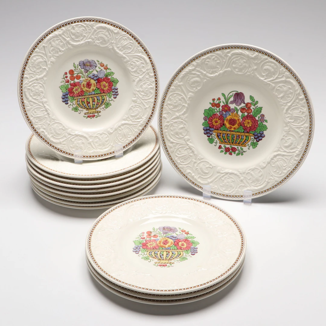 Wedgwood "Windermere" Porcelain Luncheon and Salad Plates