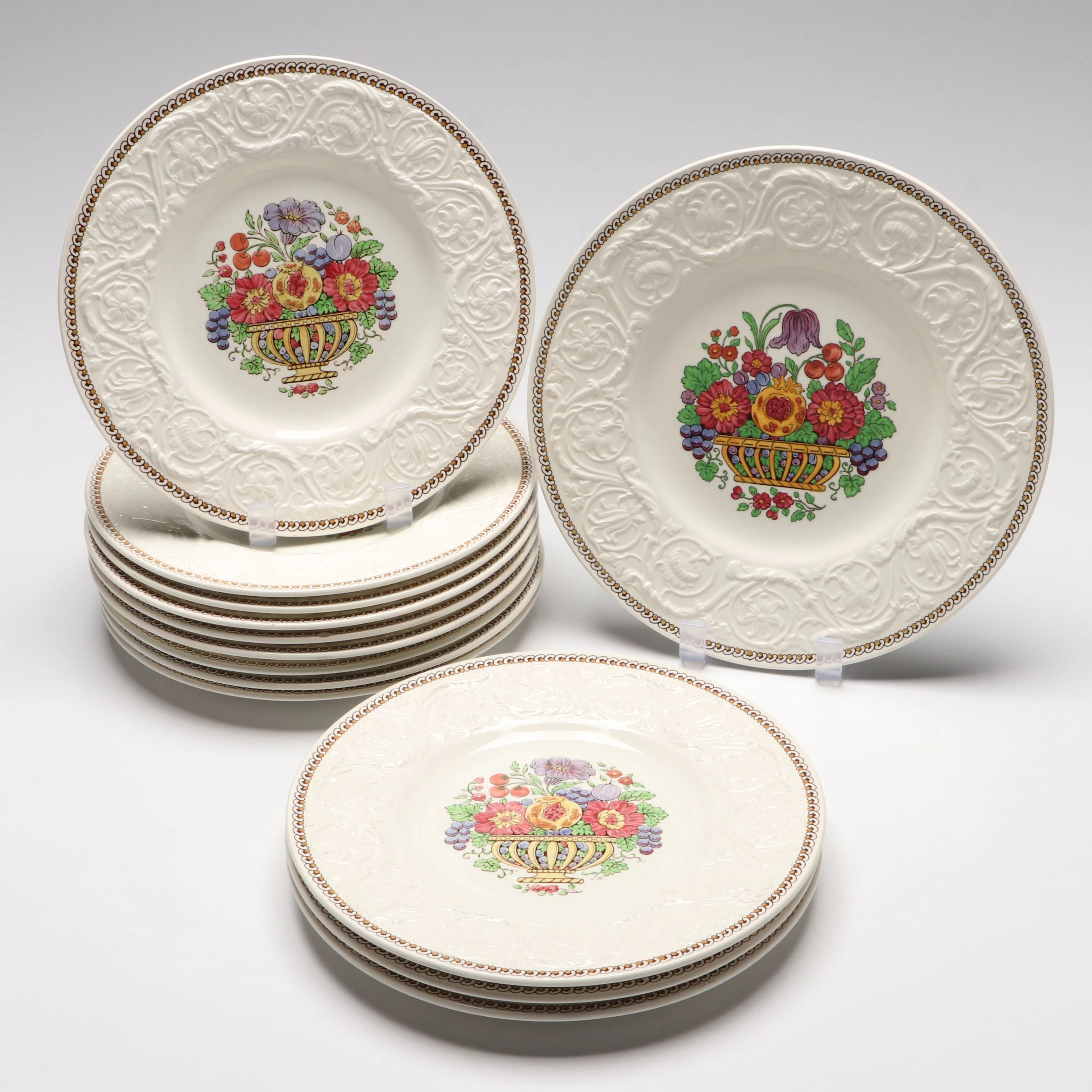 Wedgwood "Windermere" Porcelain Luncheon and Salad Plates