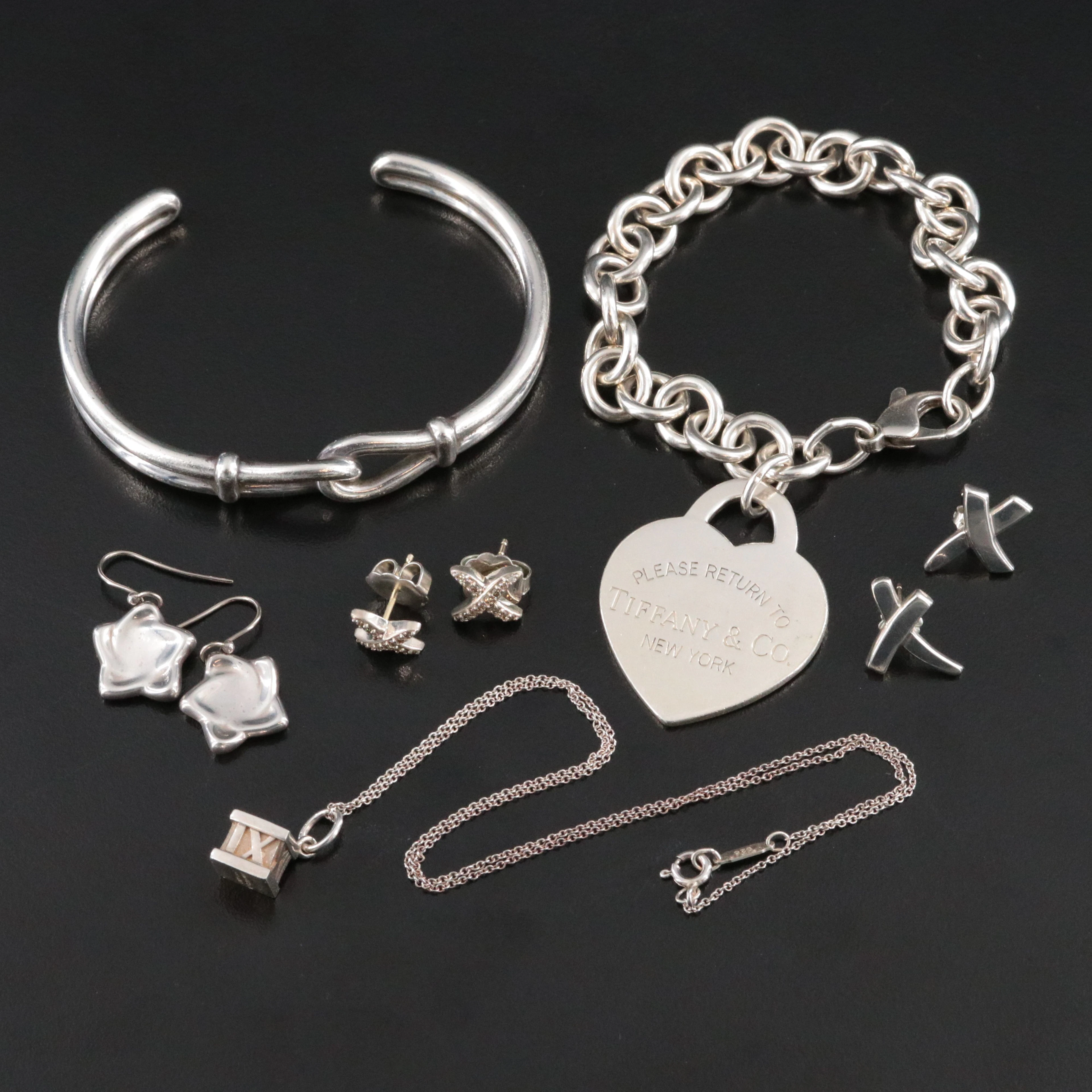 Tiffany & Co. and David Yurman Sterling Jewelry Collection with Diamonds
