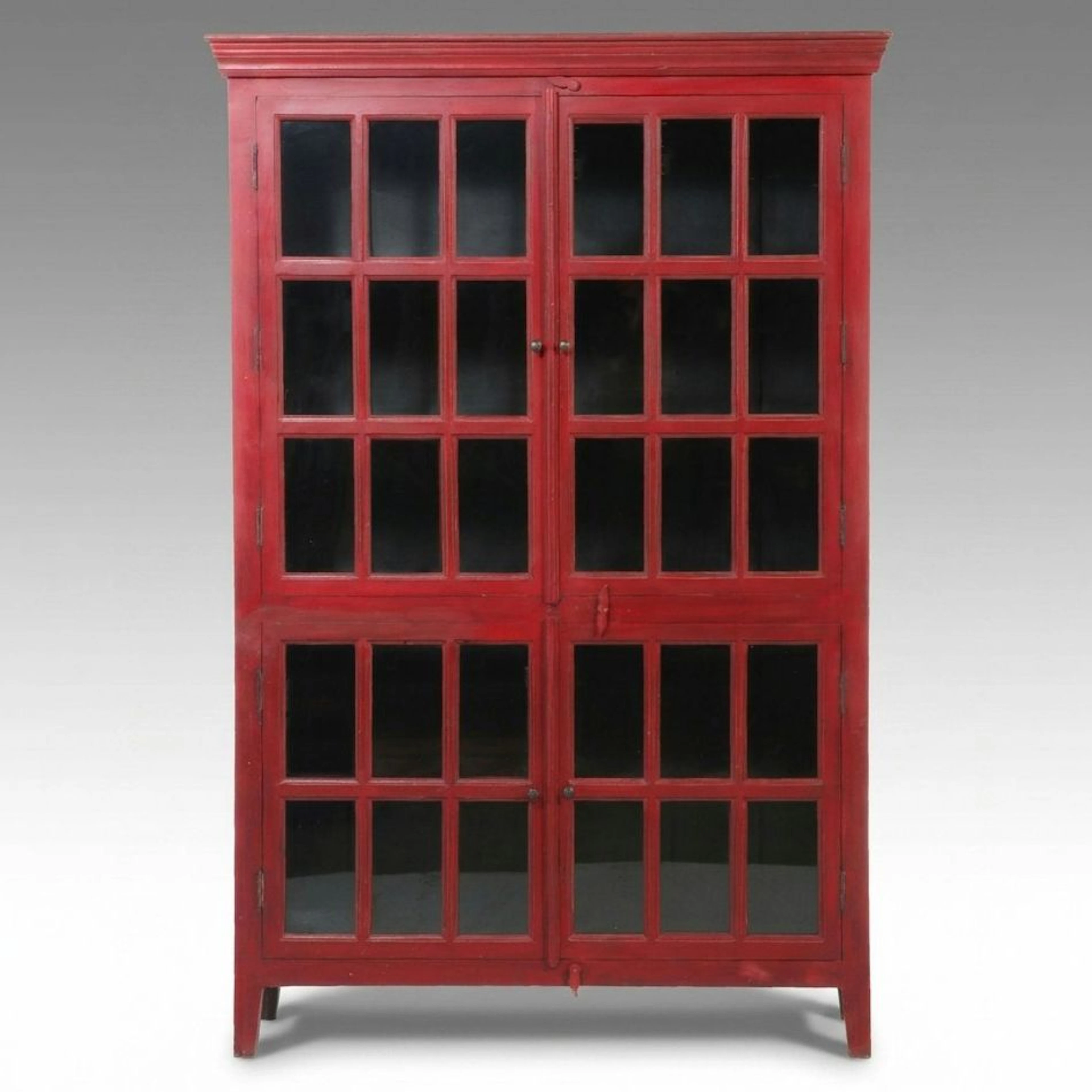 Crate & Barrel "Rojo" Display Cabinet