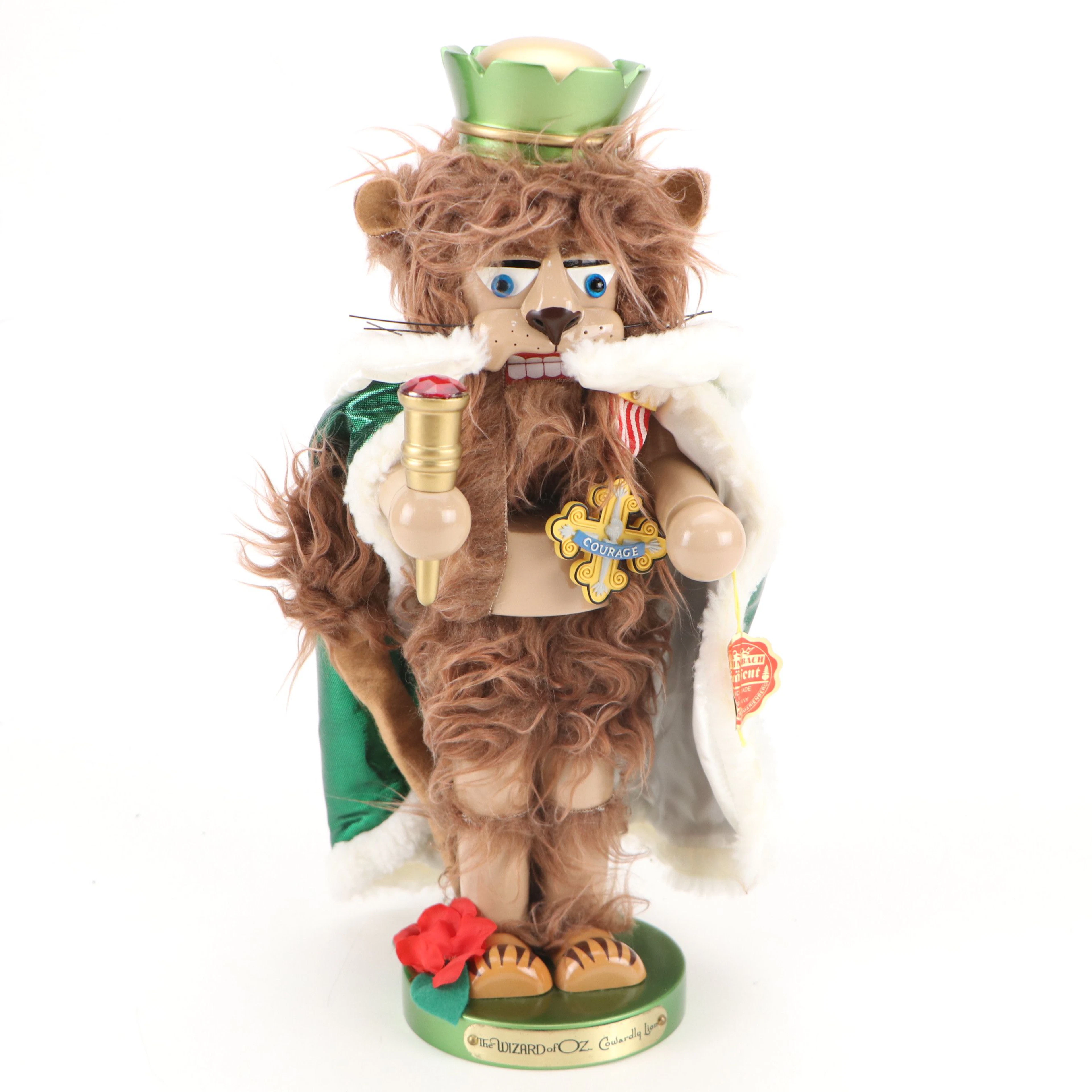 Steinbach "Cowardly Lion" Wooden Nutcracker, 2001