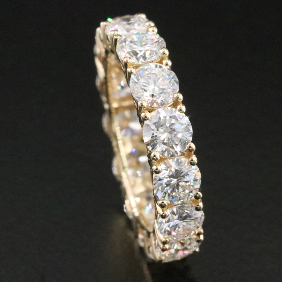 14K 4.67 CTW Lab Grown Diamond Eternity Band