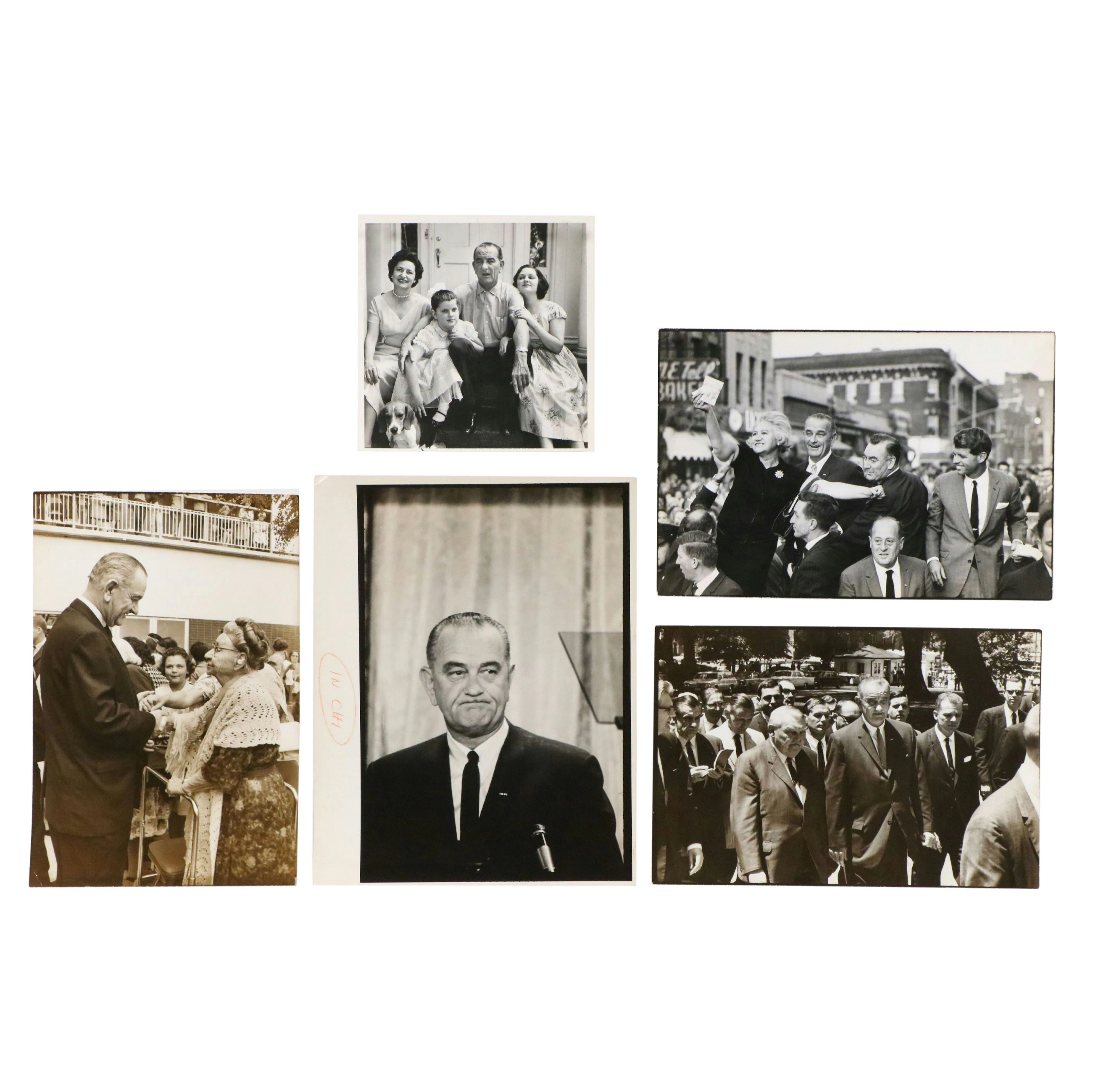 "LIFE" Magazine Silver Gelatin Photographs of Lyndon B. Johnson, 1964-1966