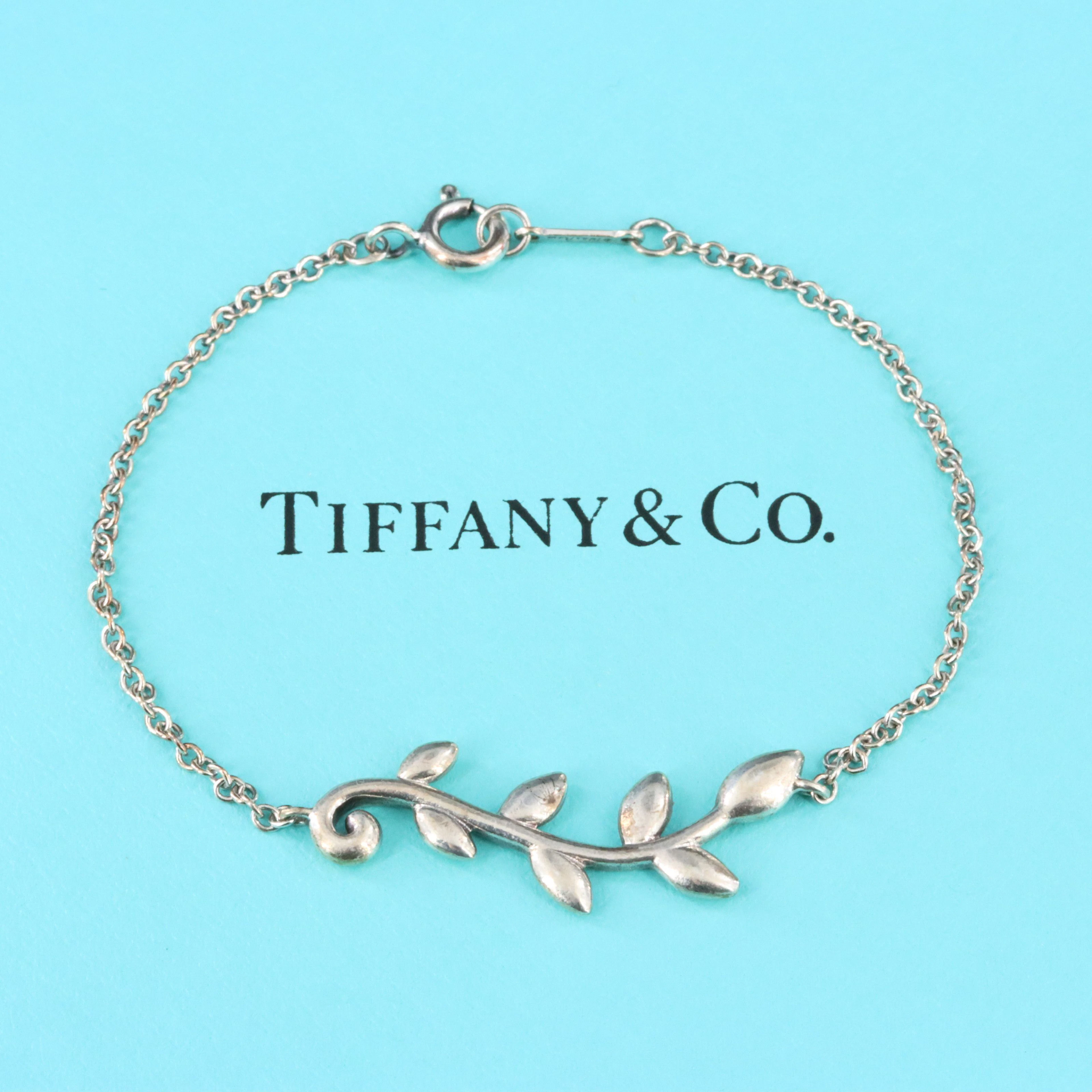Paloma Picasso for Tiffany & Co. Sterling Olive Leaf Bracelet