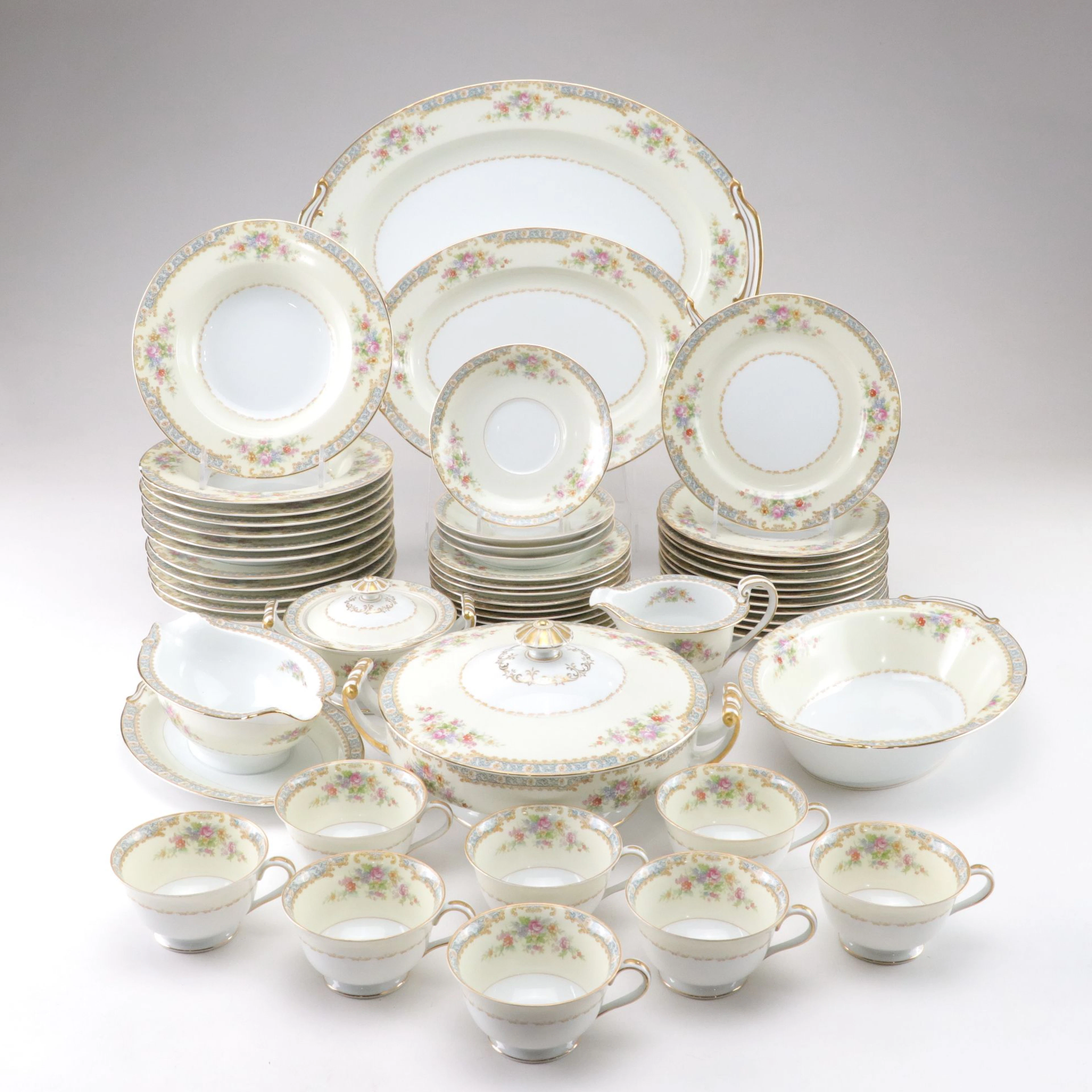 Noritake China Porcelain Tableware Set