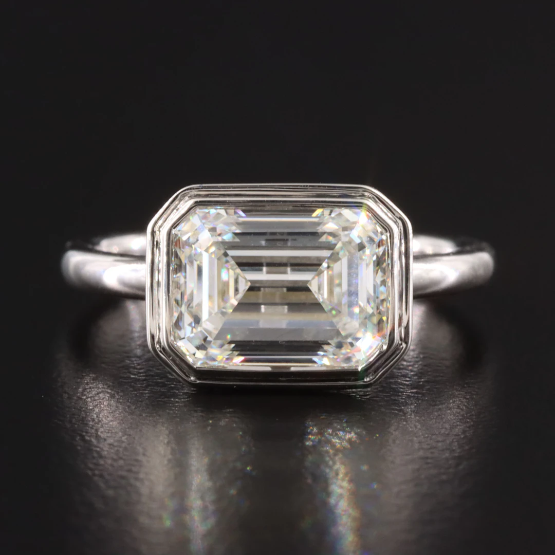 14K 3.03 CT Lab Grown Diamond Ring with IGI Report