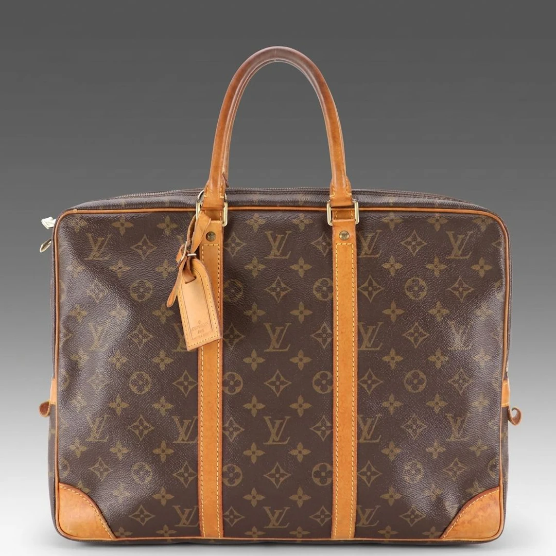 Louis Vuitton Porte-Documents Voyage Business Bag in Monogram Canvas