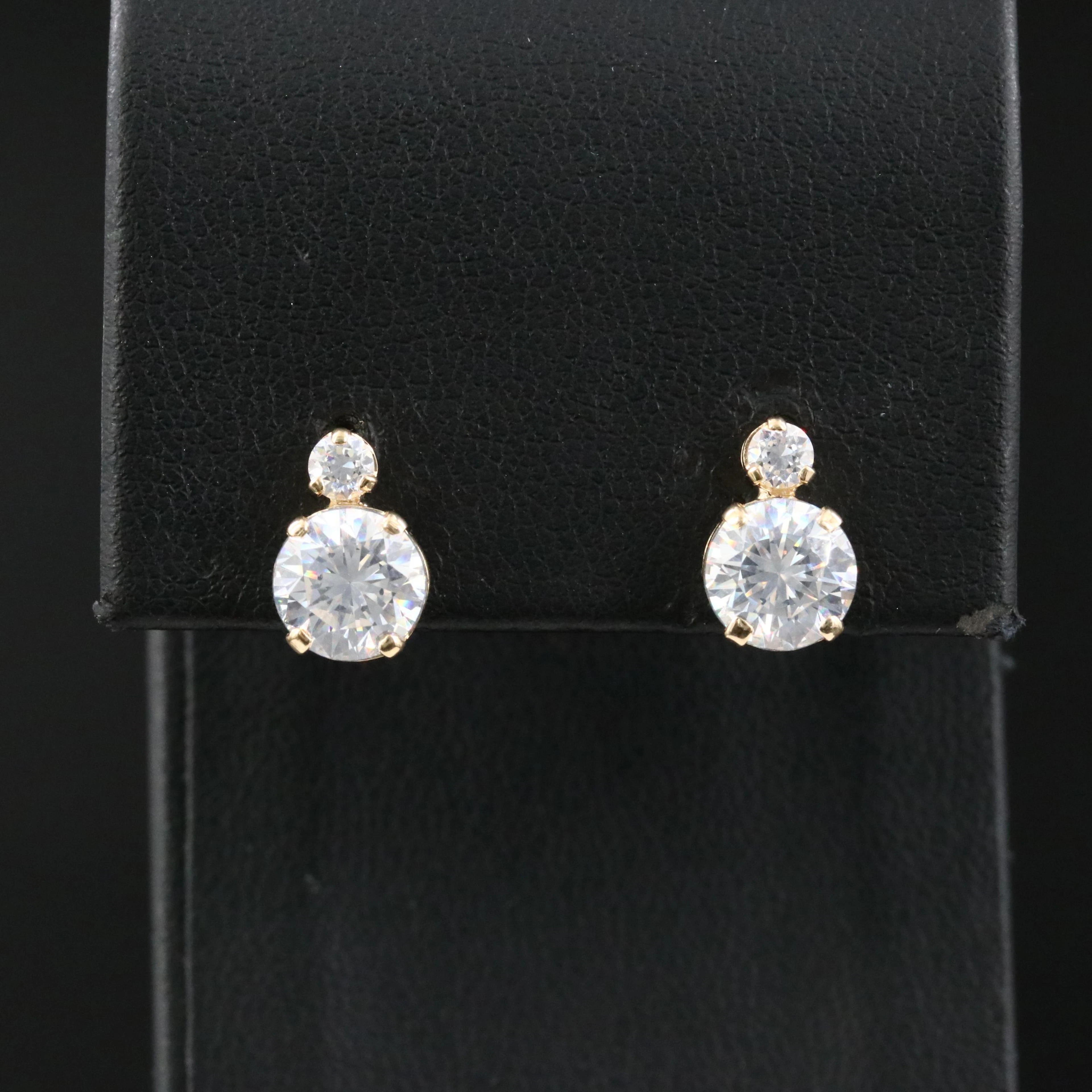 14K CZ Earrings