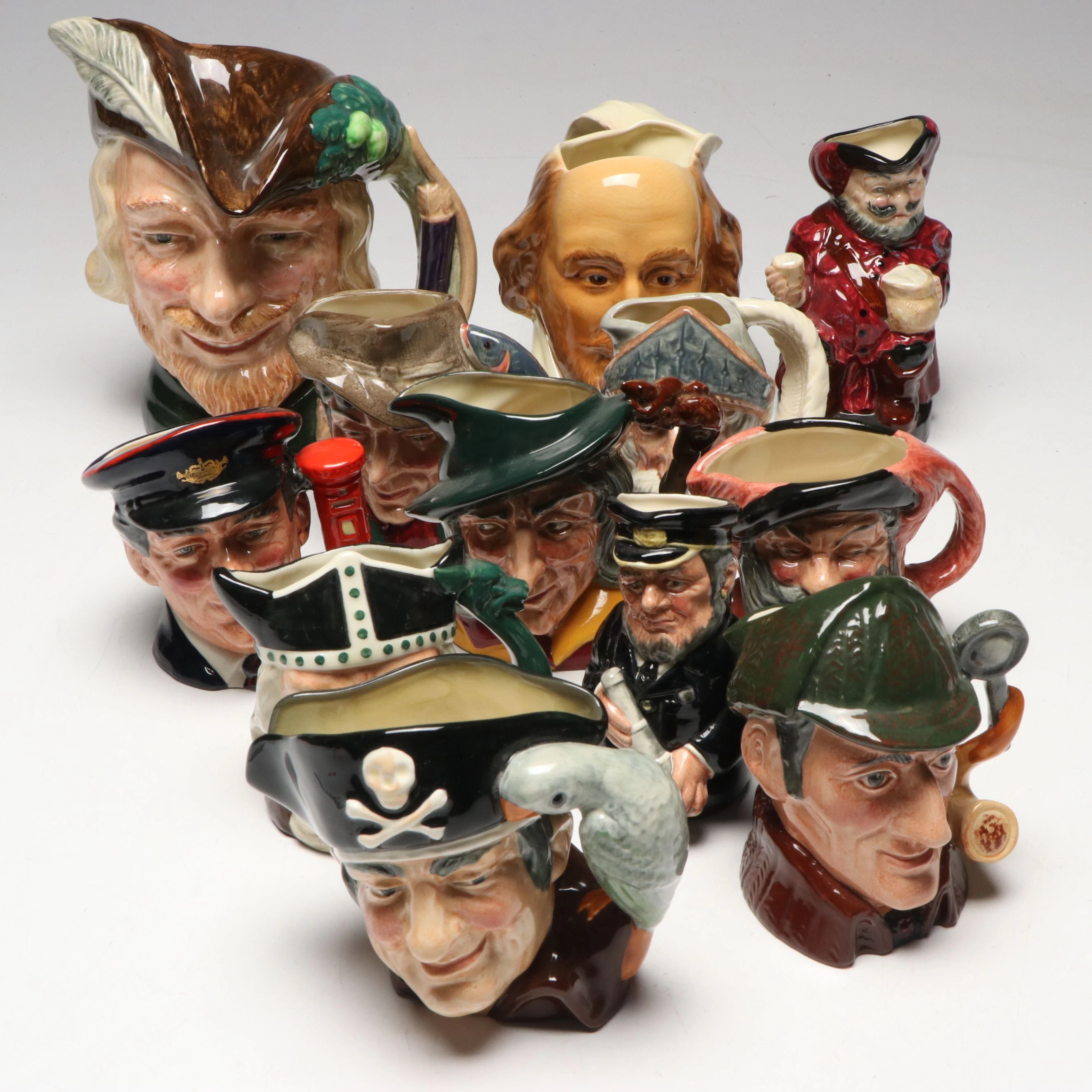 "Robin Hood," "William Shakespeare," and More Ceramic Toby Jugs
