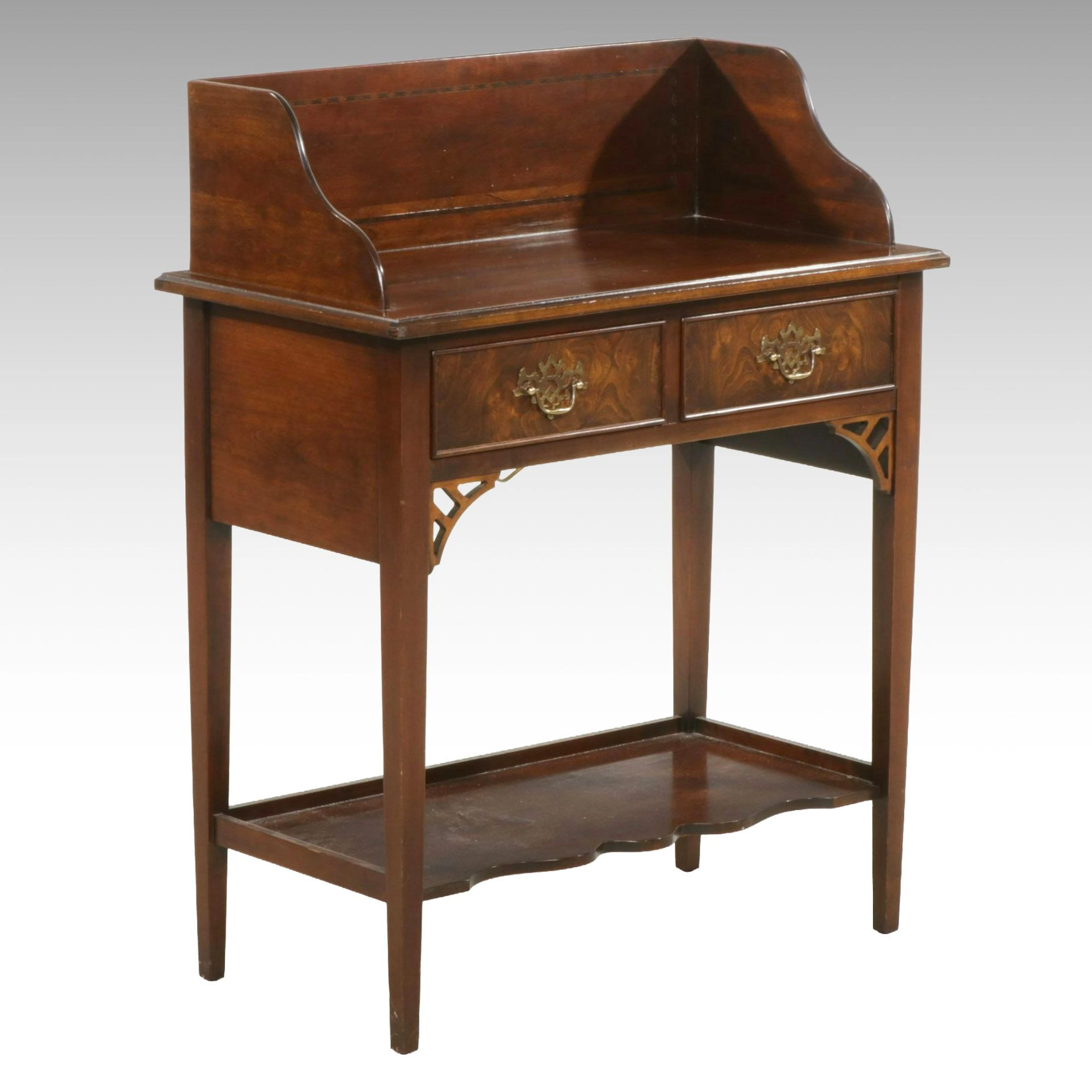 Brandt Chippendale Style Mahogany Washstand