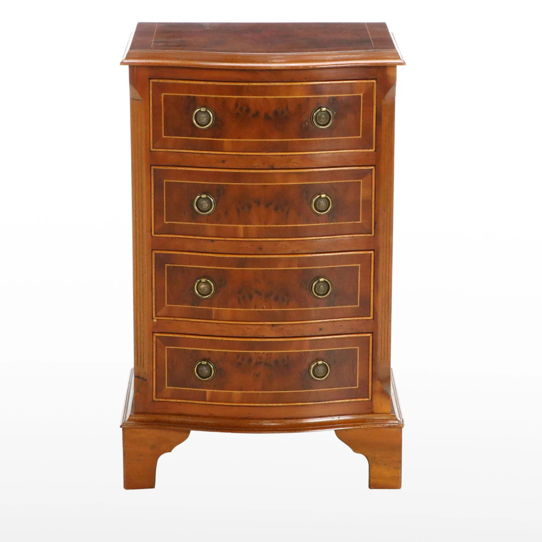 Hepplewhite Style Mahogany and String Inlaid Nightstand