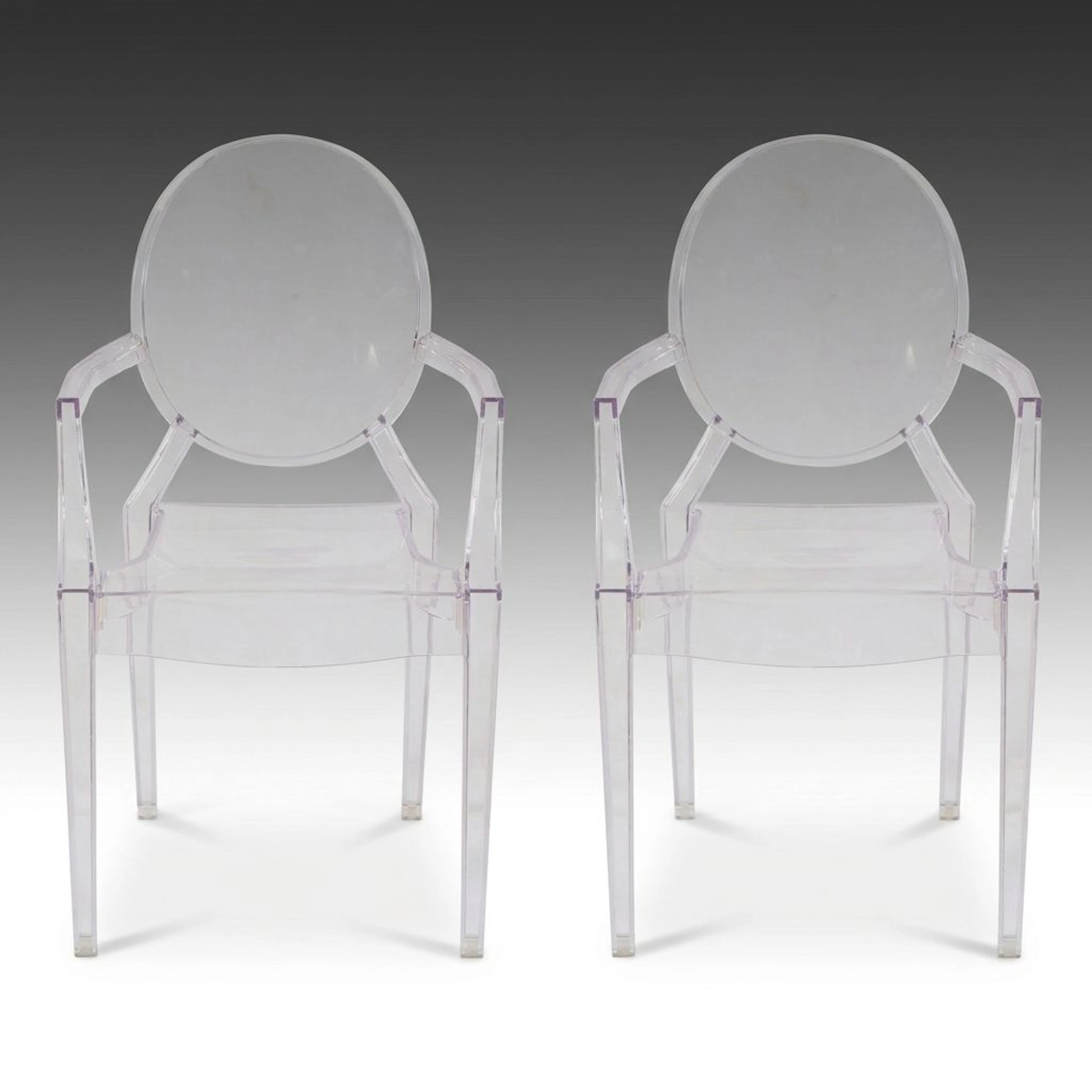 Kartell "Louis Ghost" Polycarbonate Armchair by Philippe Starck, early