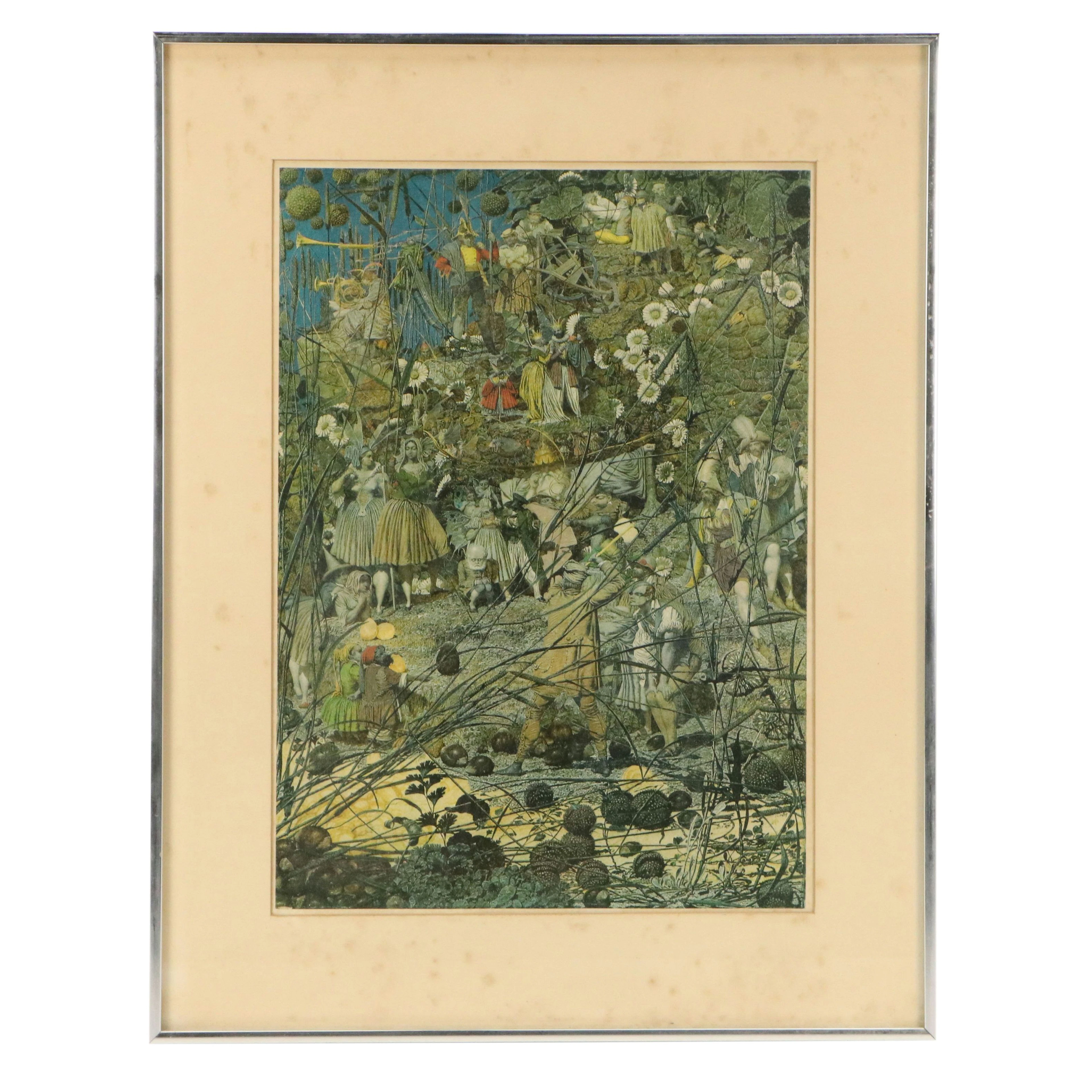 Fantasy Offset Lithograph After Richard Dadd "The Fairy Feller's Master-Stroke"
