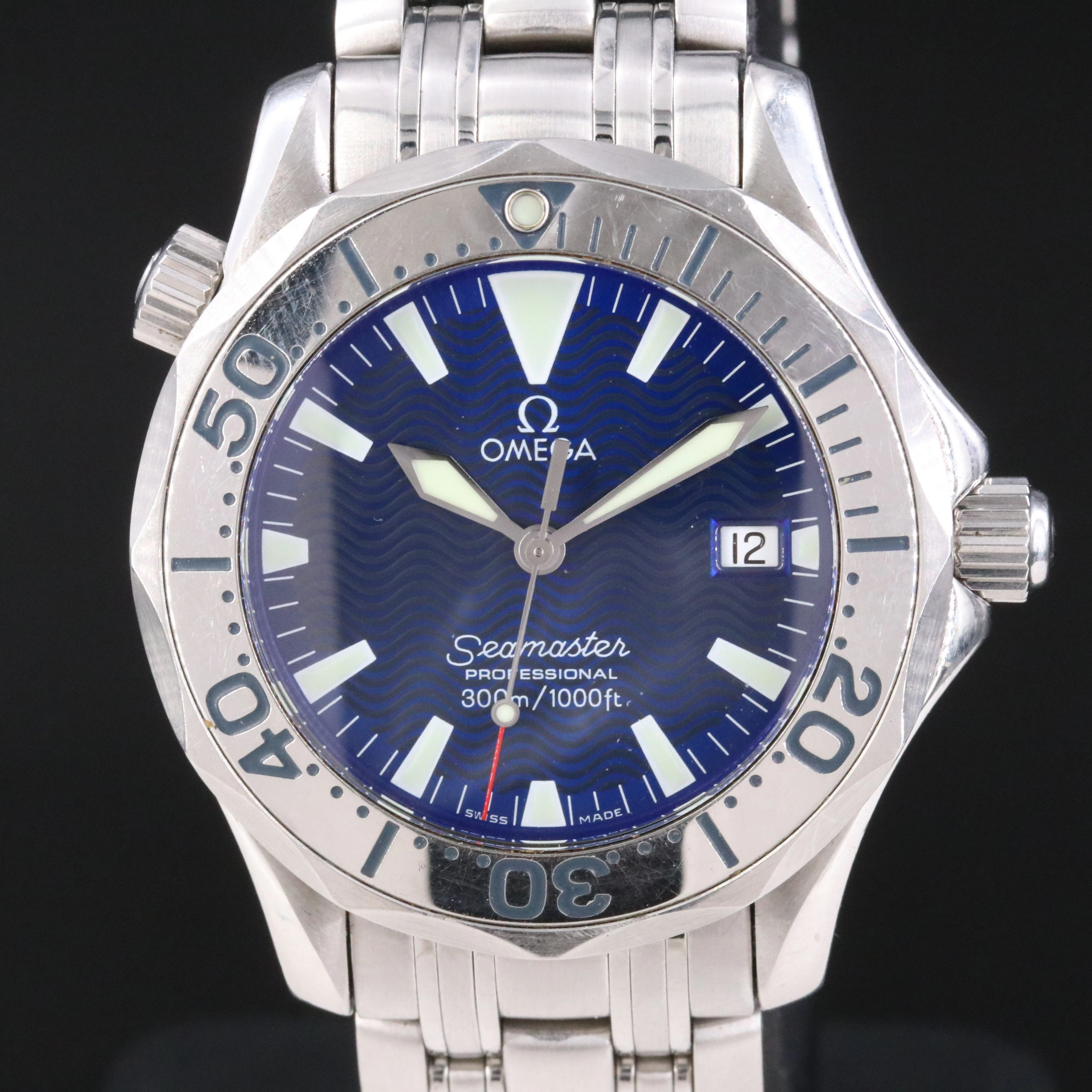Omega Seamaster Professional Diver 300M Quartz Watch 196.1641