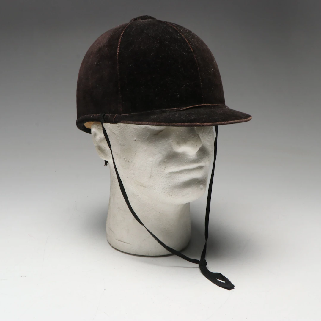 Chas Owen & Co. English Jockey Helmet, Mid-20th C.