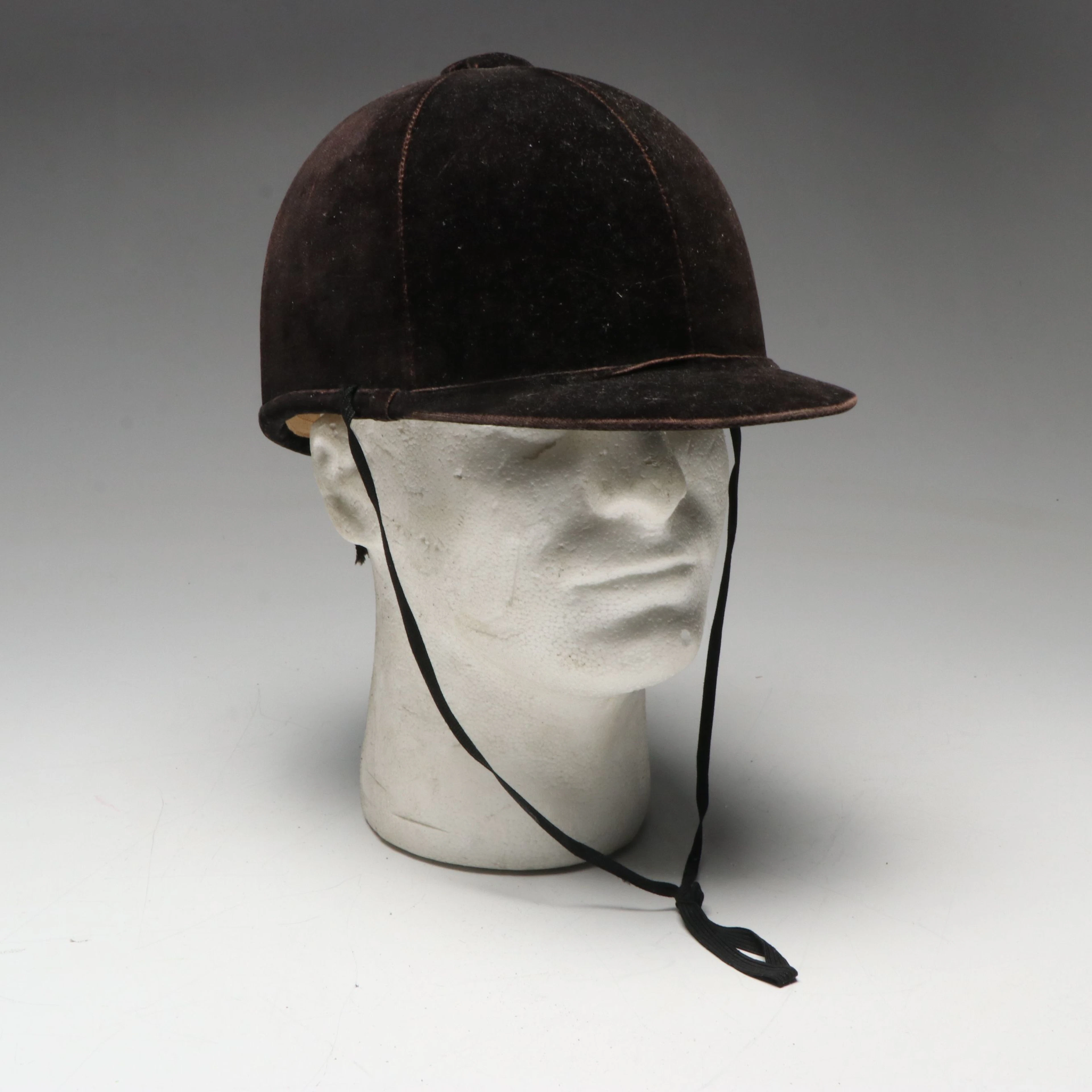 Chas Owen & Co. English Jockey Helmet, Mid-20th C.