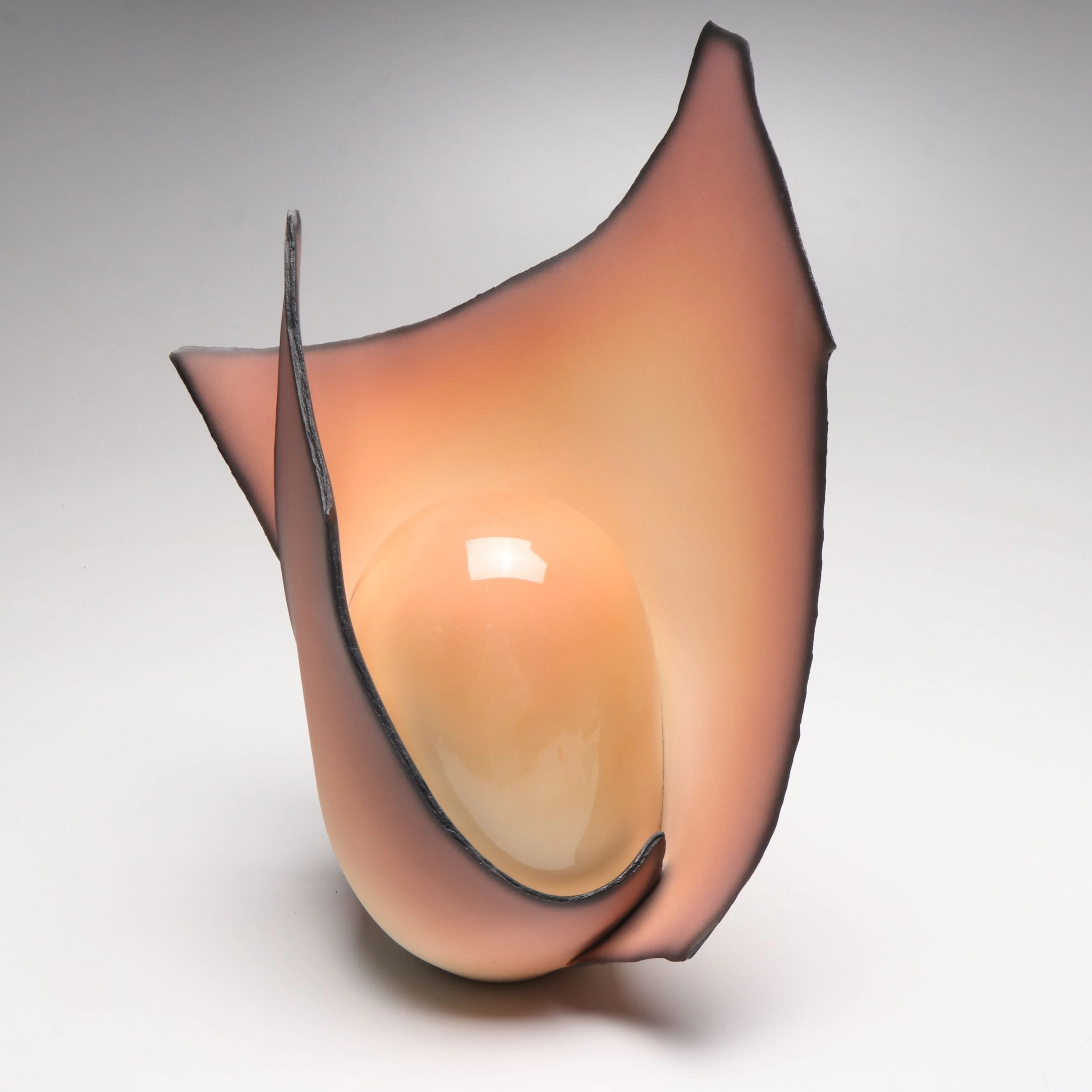 Doug Anderson Abstract Ceramic Emerging Form Sculpture