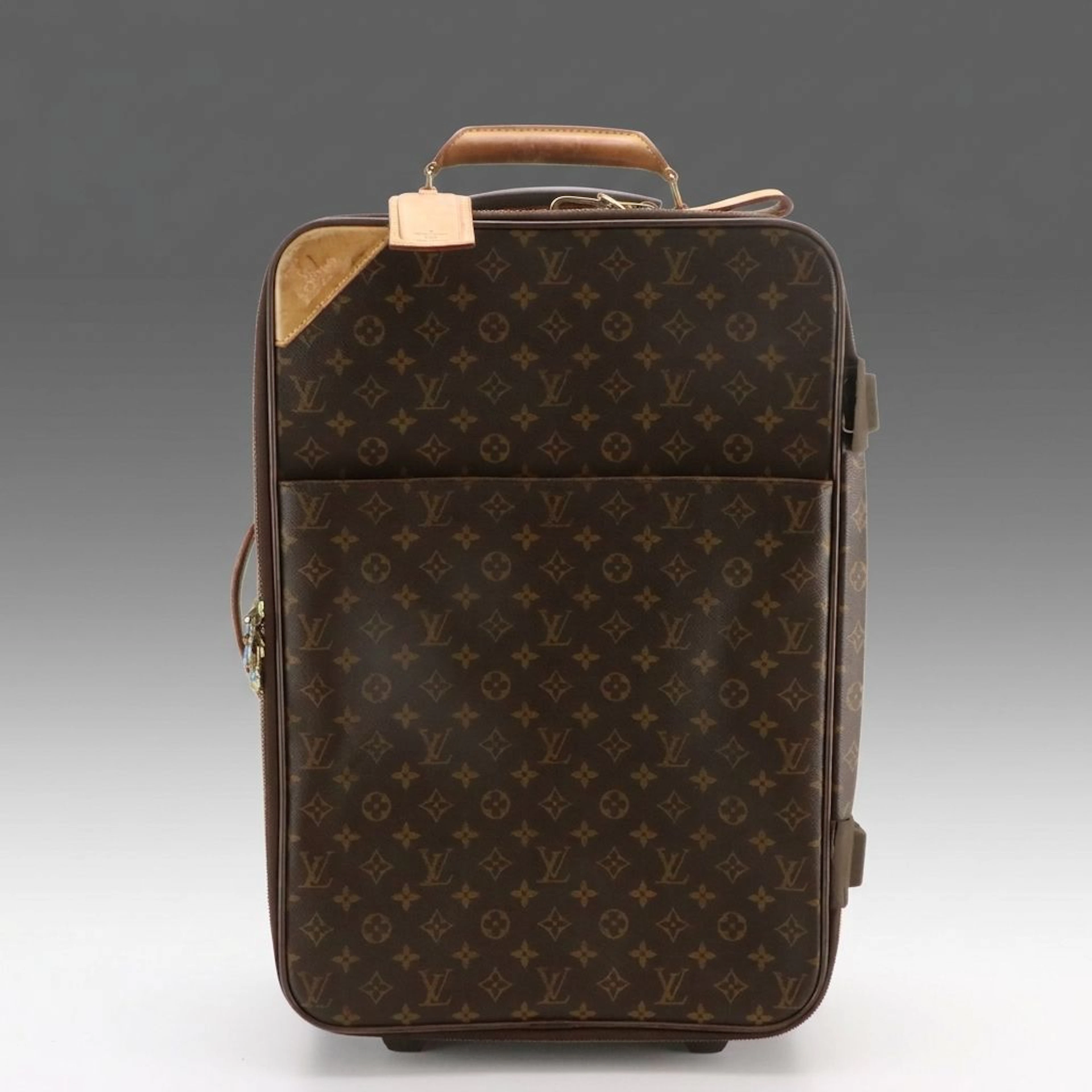 Louis Vuitton Pégase 50 Wheeled Suitcase in Monogram Canvas, Vintage
