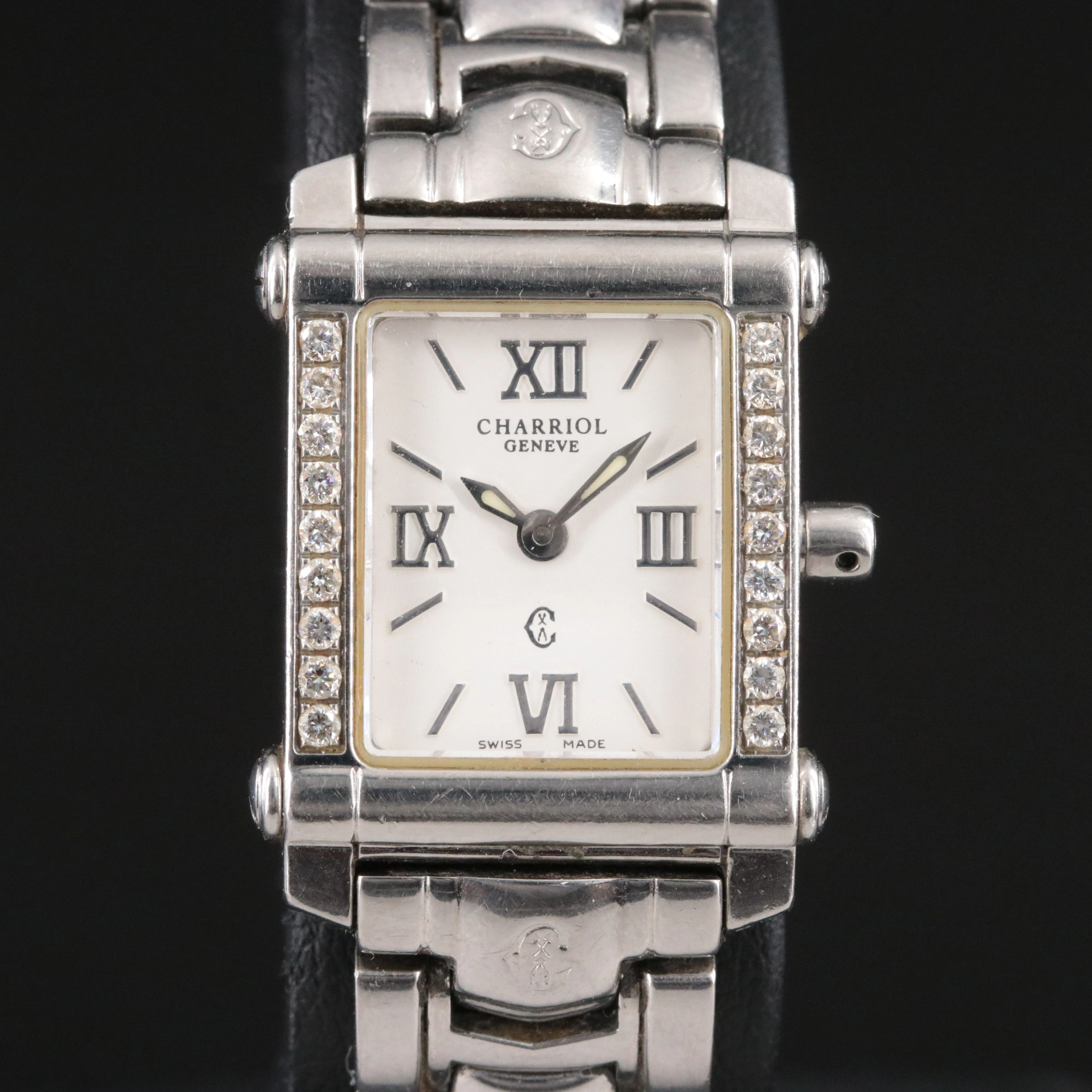 Charriol CCSTRD Diamond Stainless Steel Quartz Watch