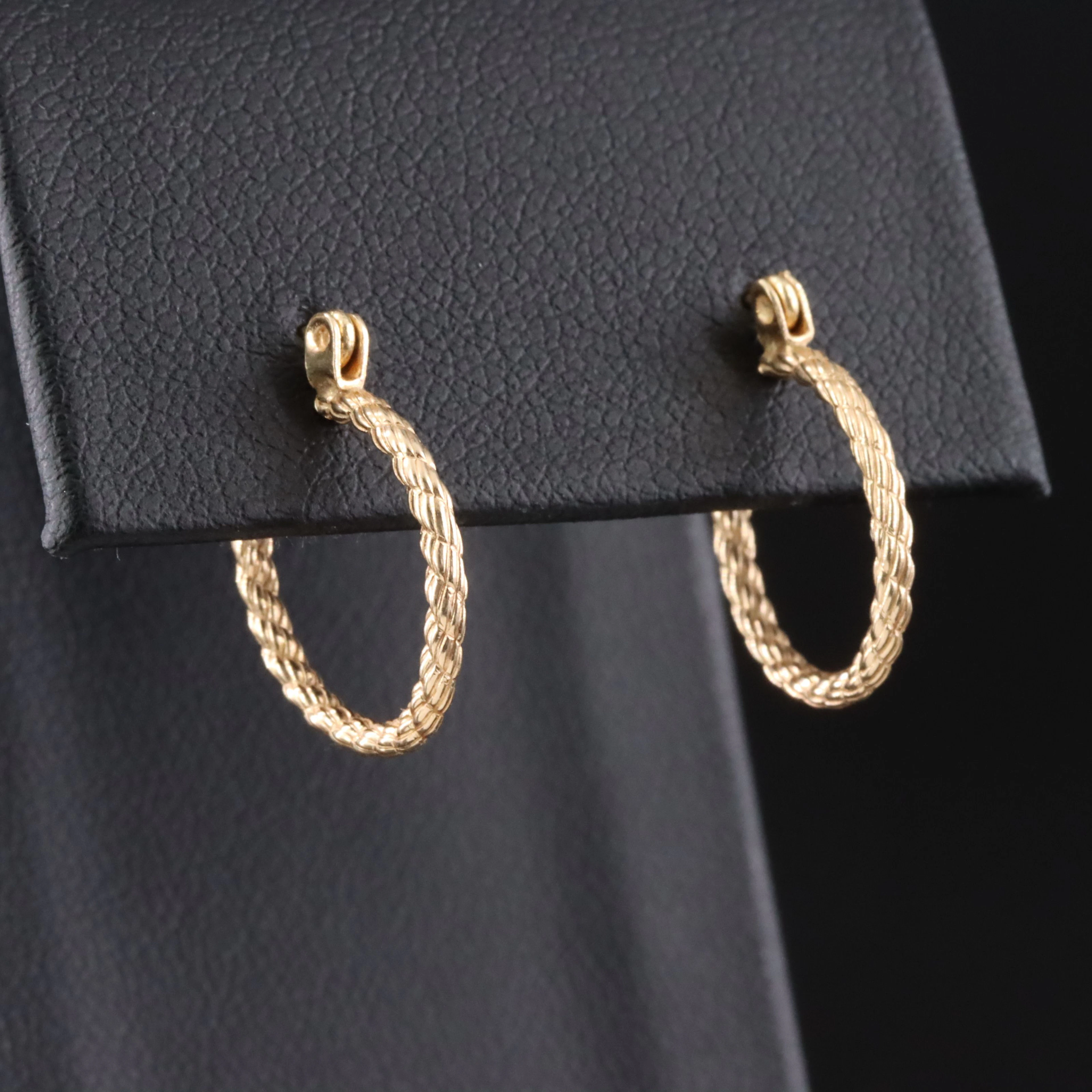 14K Hoops