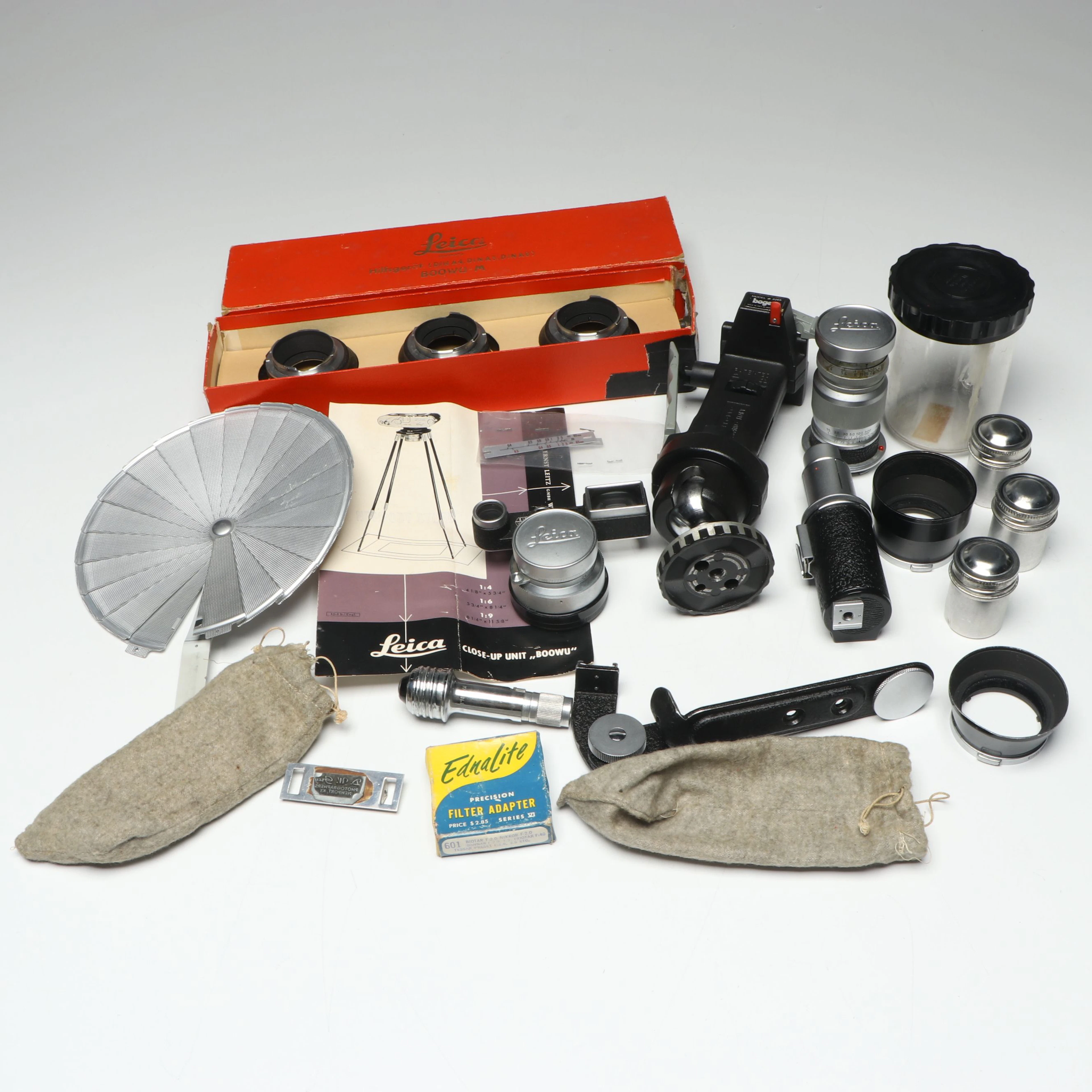 Leica Summaron and Elmar Lenses with More Camera Accessories