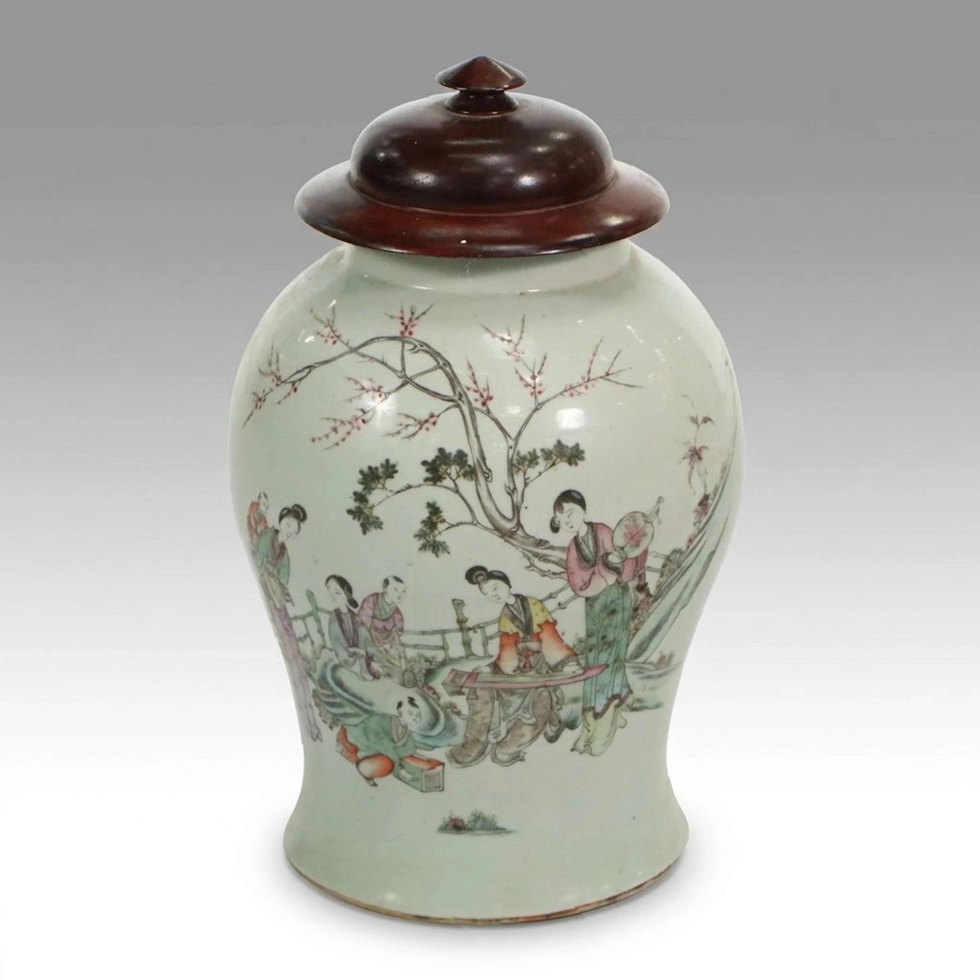 Chinese Famille Rose Porcelain Ginger Jar