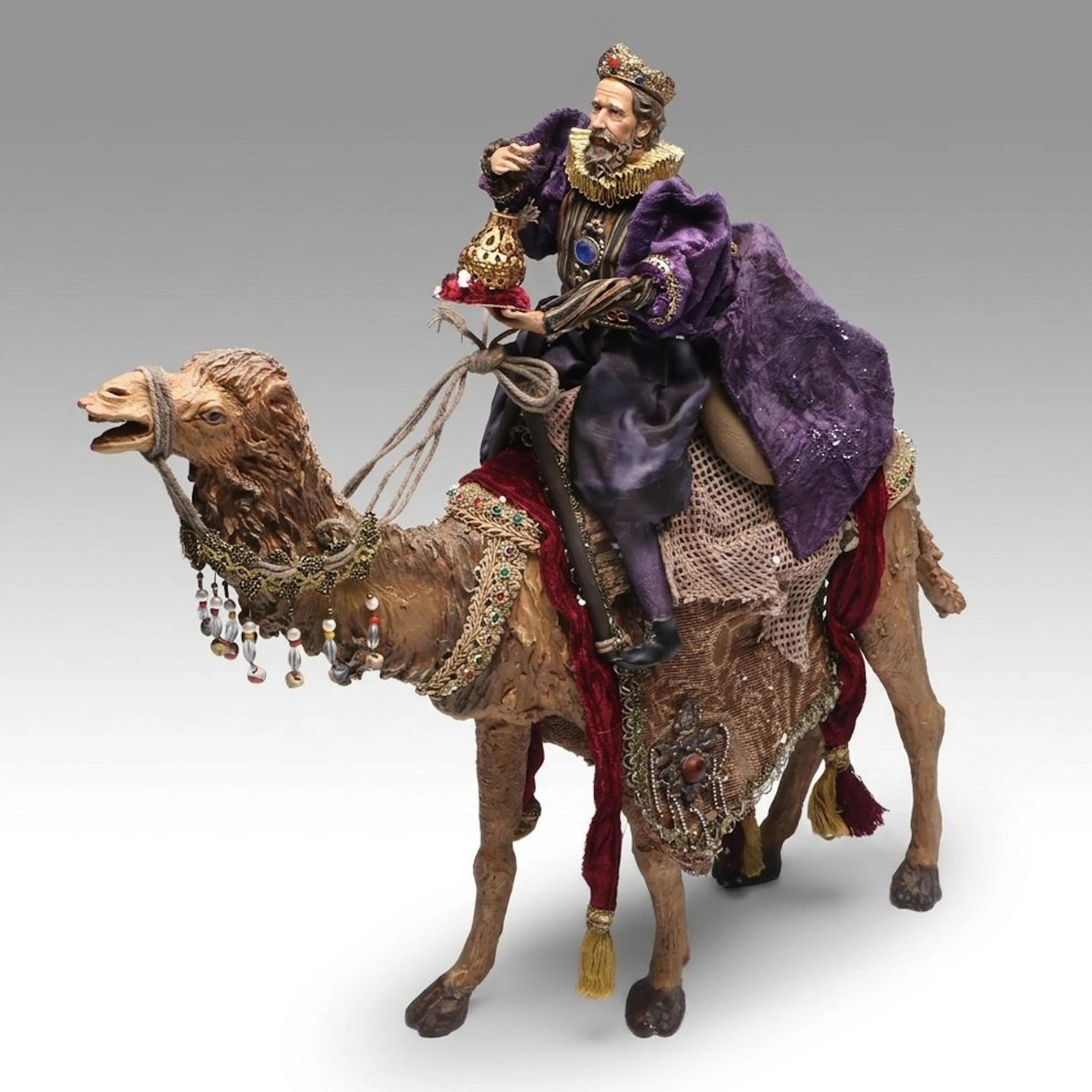 Department 56 Neapolitan Nativity "Renaissance King on Camel" Figurine