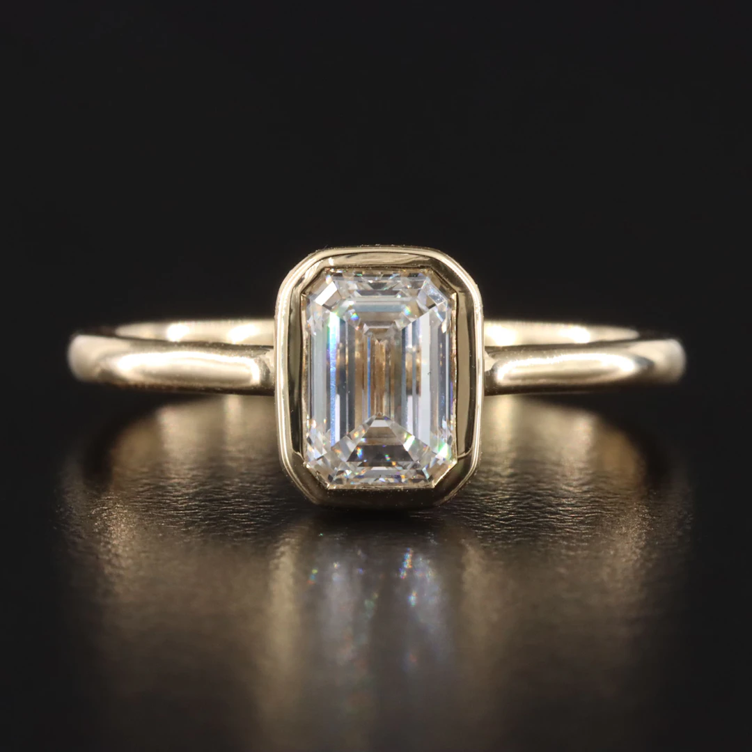 14K 0.98 CTW Lab Grown Diamond Ring with IGI Report