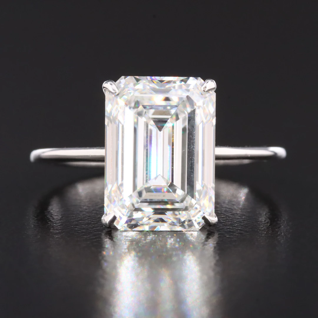 14K 5.03 CT Lab Grown Diamond Solitaire Ring with IGI Report