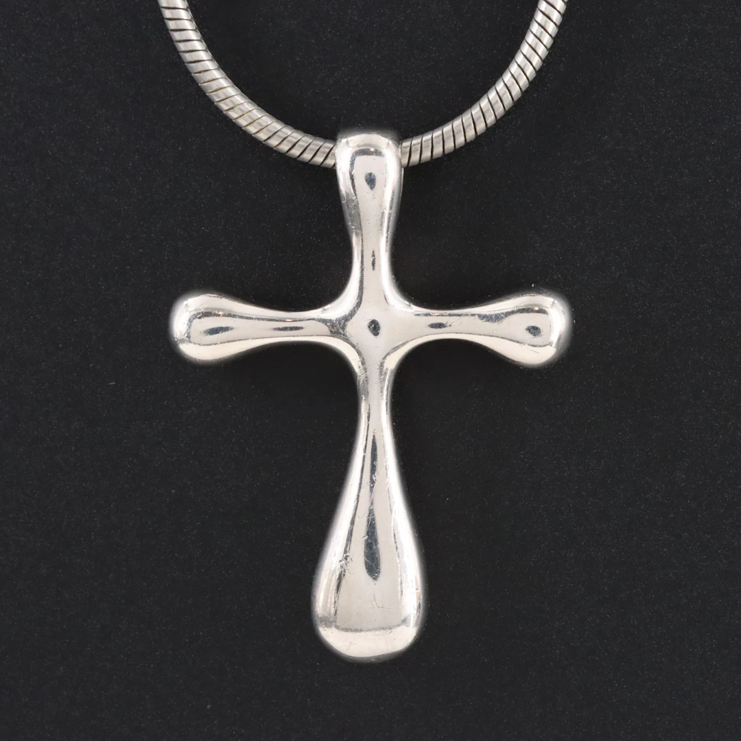 Sterling Cross Necklace