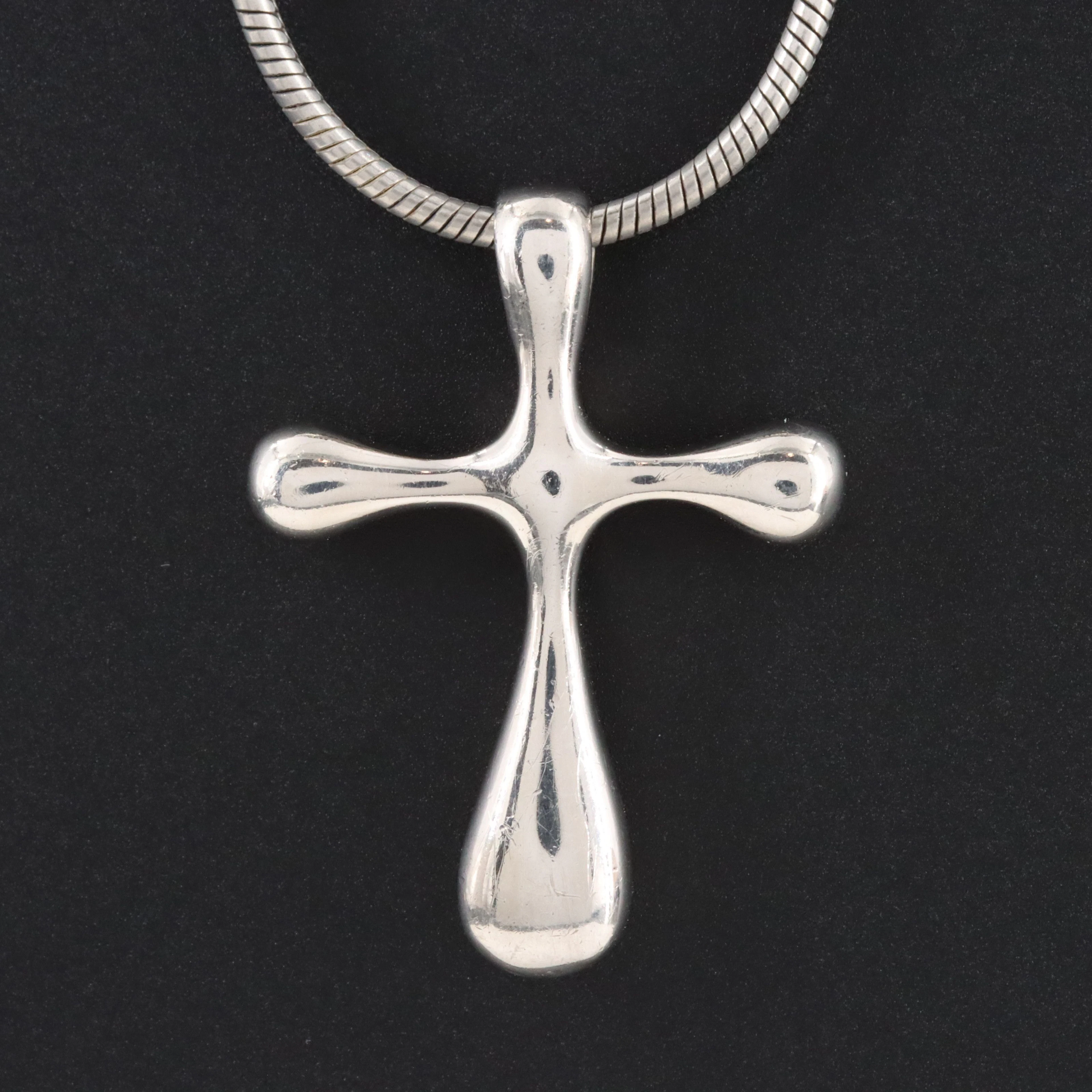 Sterling Cross Necklace