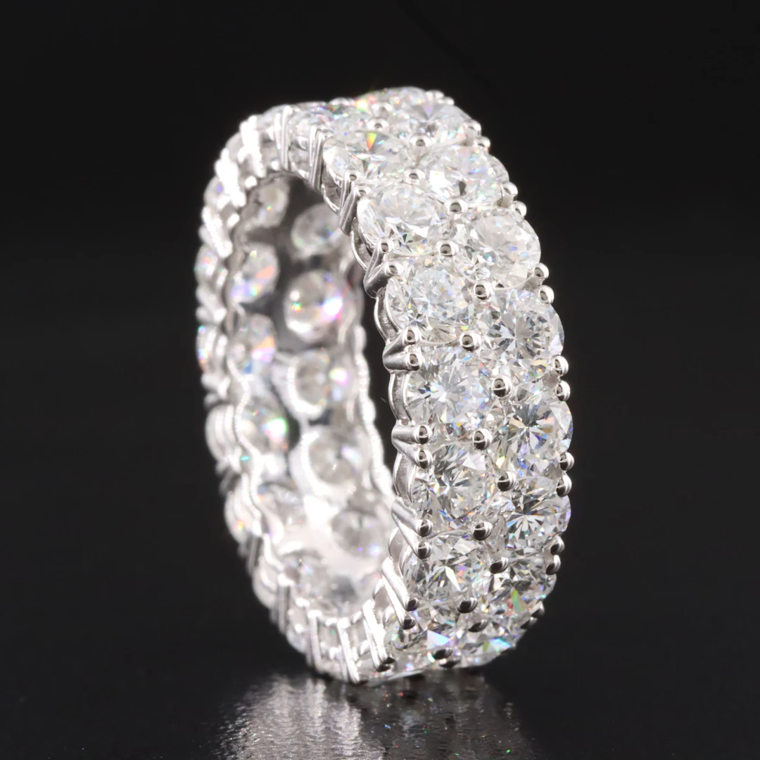14K 7.31 CTW Lab Grown Diamond Eternity Band