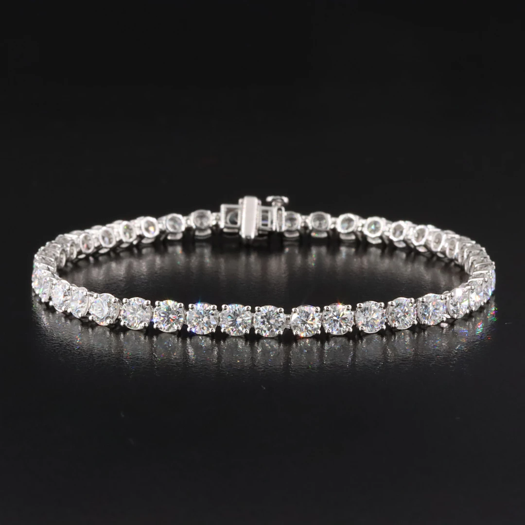 14K 10.06 CTW Lab Grown Diamond Line Bracelet