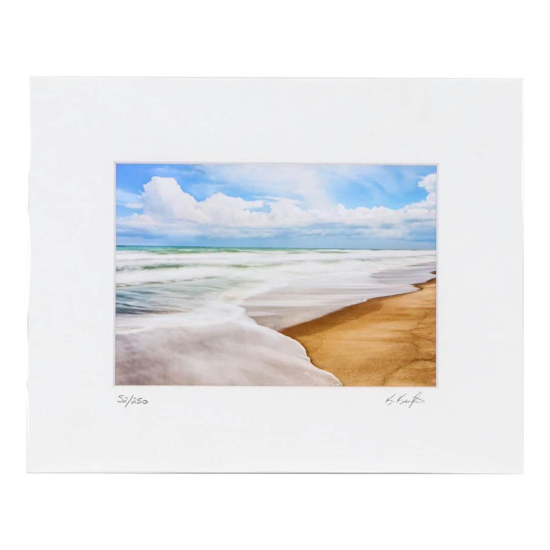 Kenneth Keifer Coastal Giclée Print "Beach Time," 21st Century