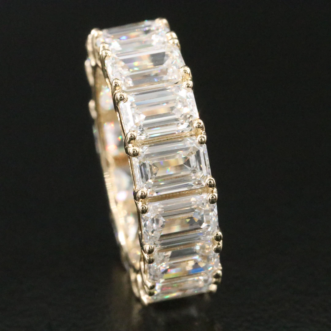 14K 9.07 CTW Lab Grown Diamond Eternity Band