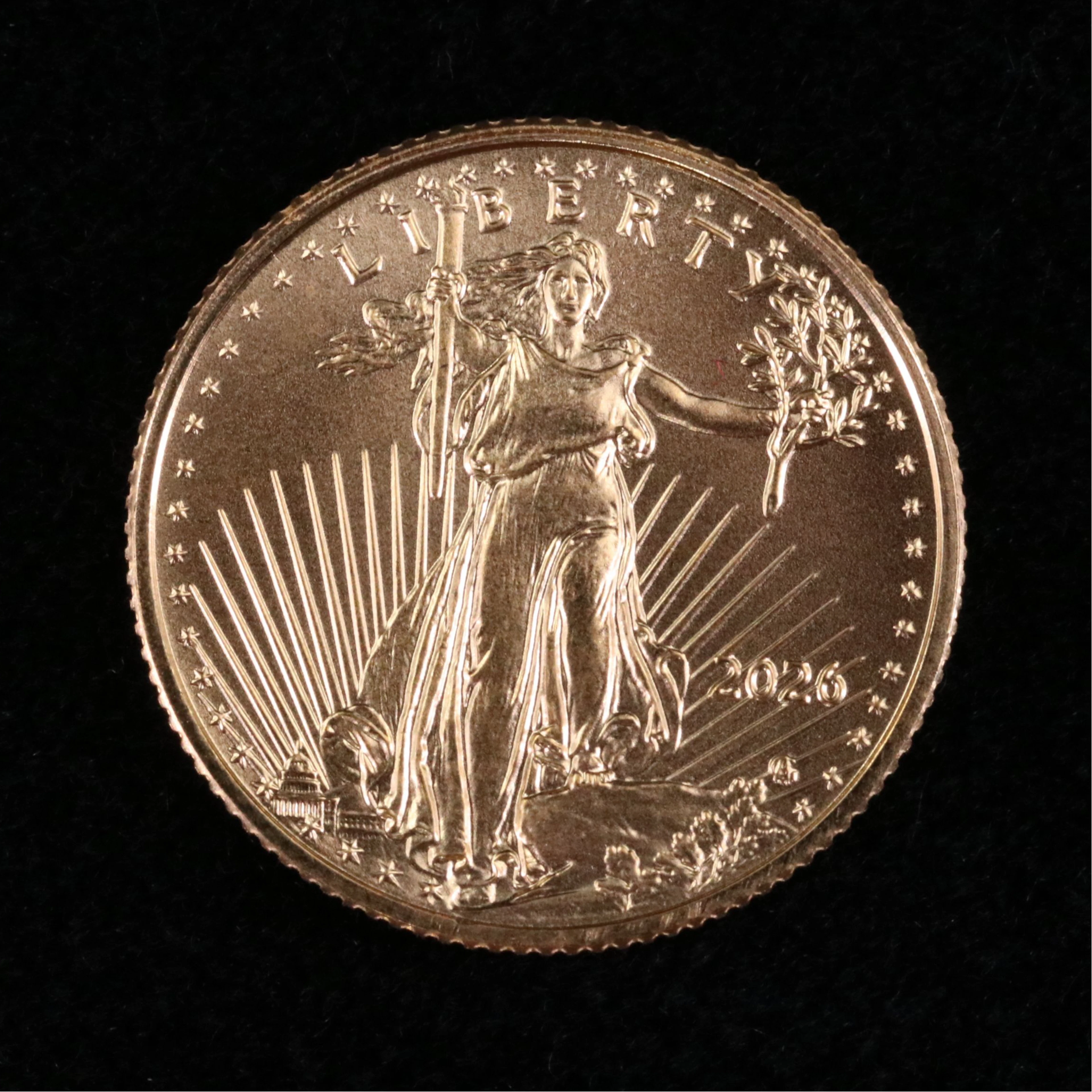 2026 $5 1/10th-Oz. Gold Eagle Bullion Coin