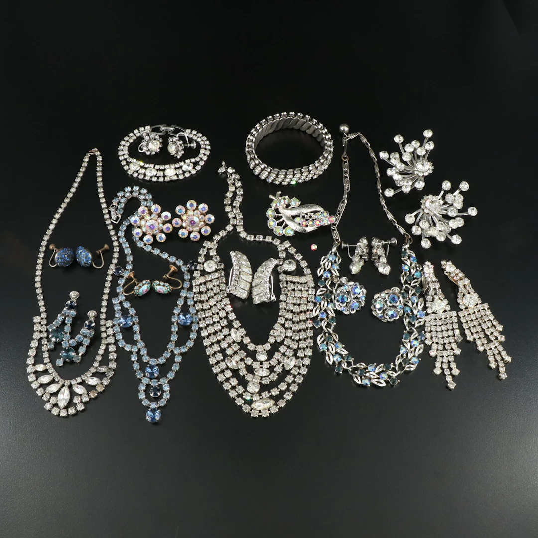 Kirks Folly Spray Earrings Featured in Rhinestone Earrings