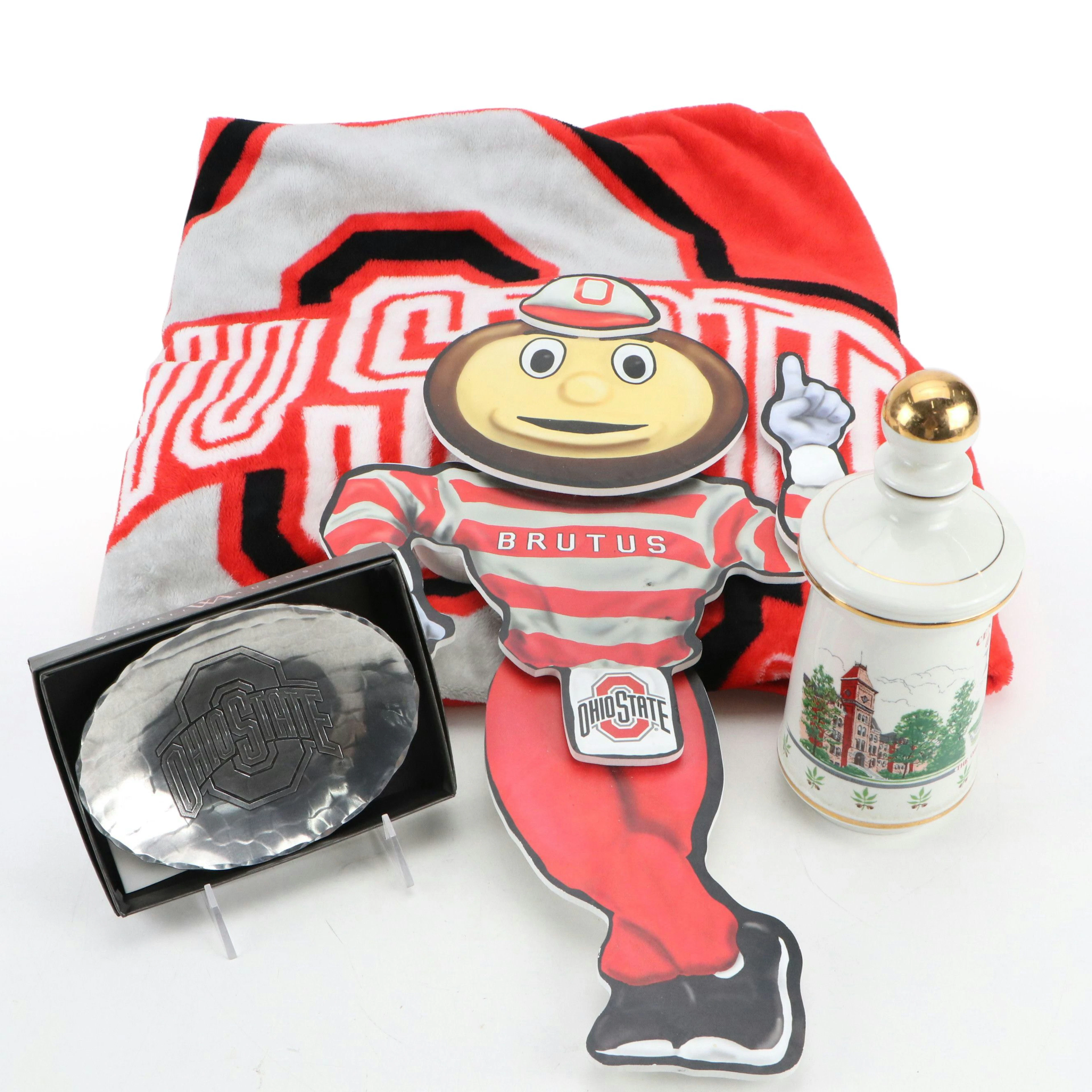 Ohio State University Football Memorabilia Wendell August Forge Bowl, More