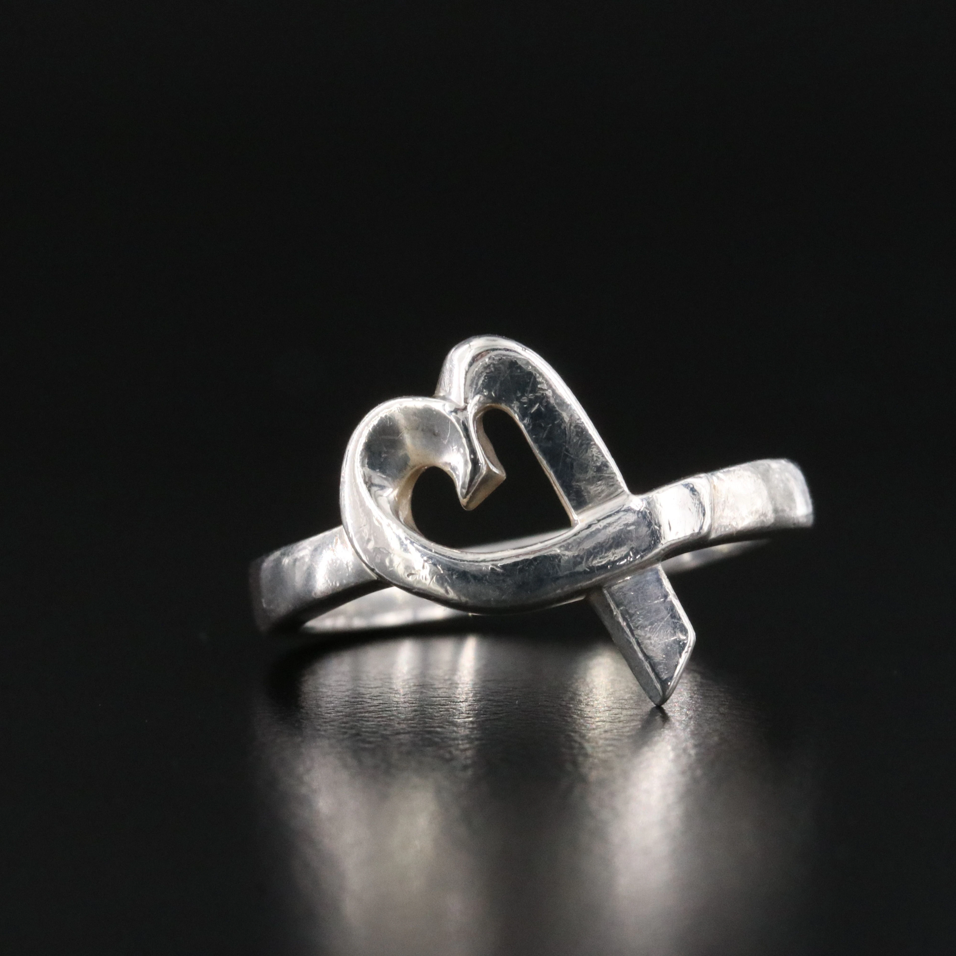 Paloma Picasso for Tiffany & Co. Sterling Loving Heart Ring