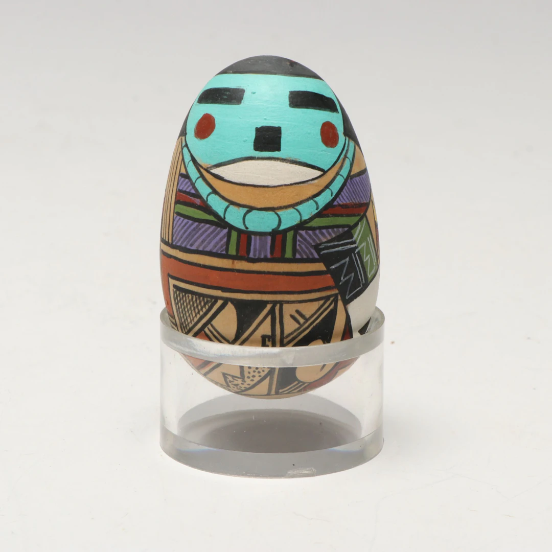 Frank Poolheco Hopi Polychrome Maiden Figure