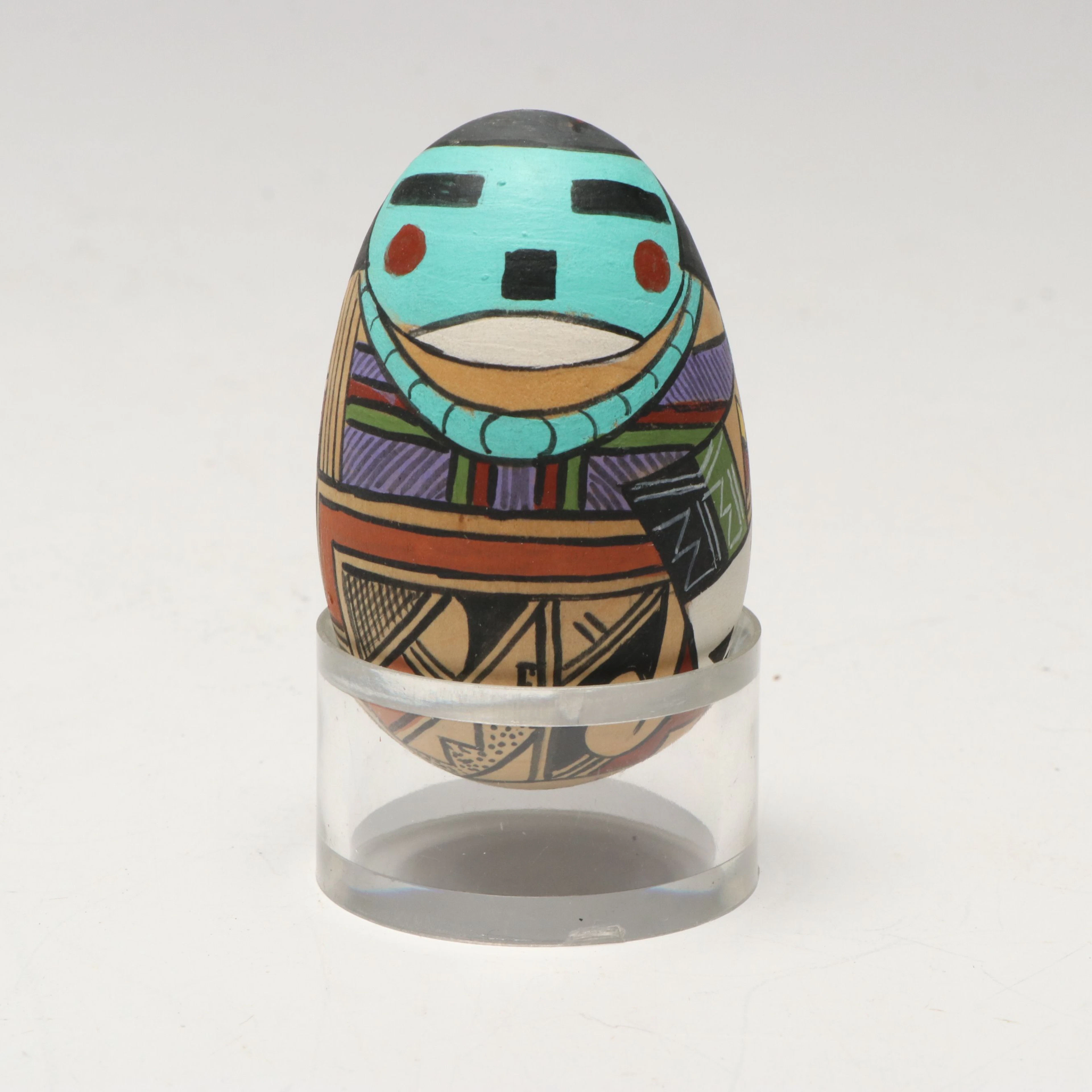 Frank Poolheco Hopi Polychrome Maiden Figure