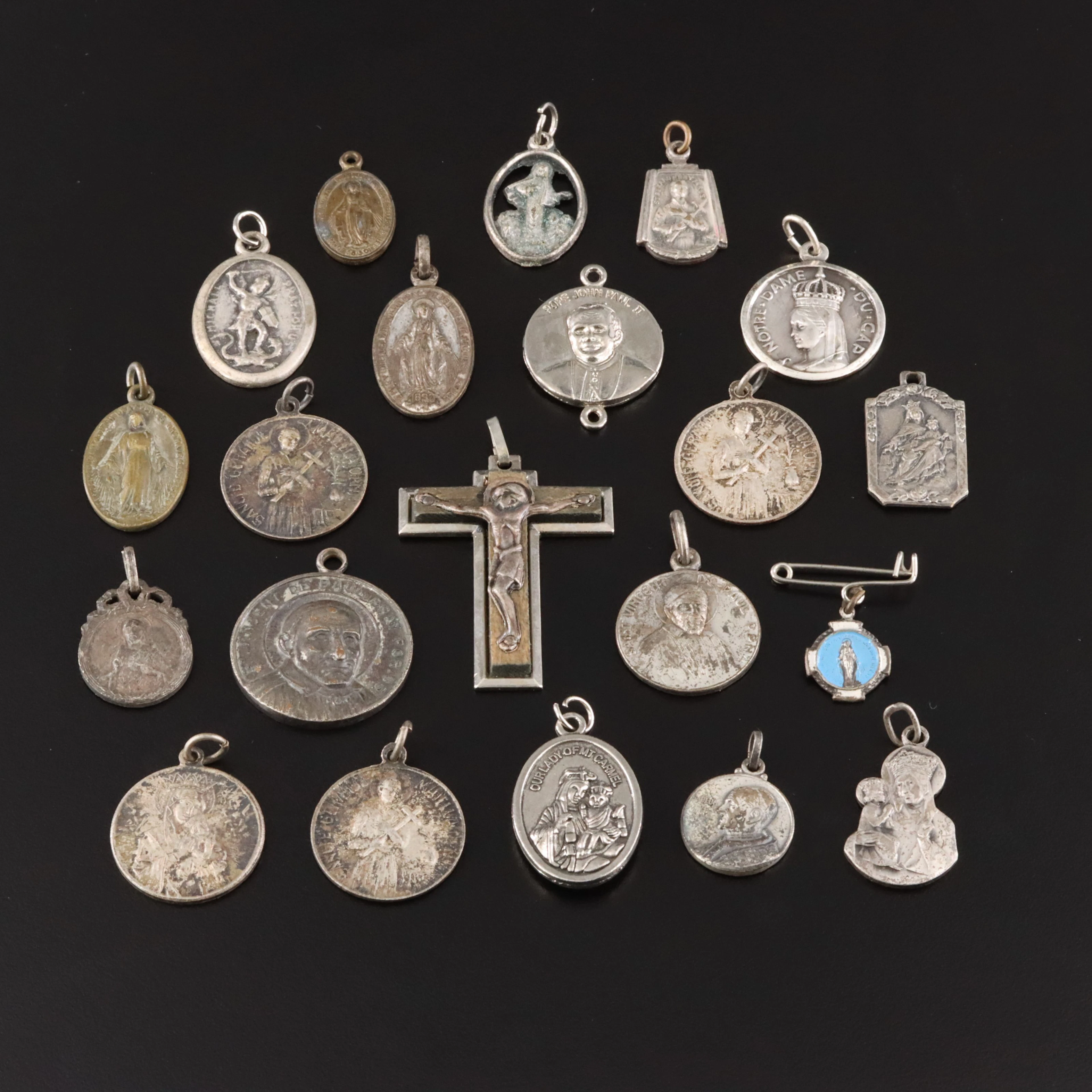 Collection of Religious Charm Pendants
