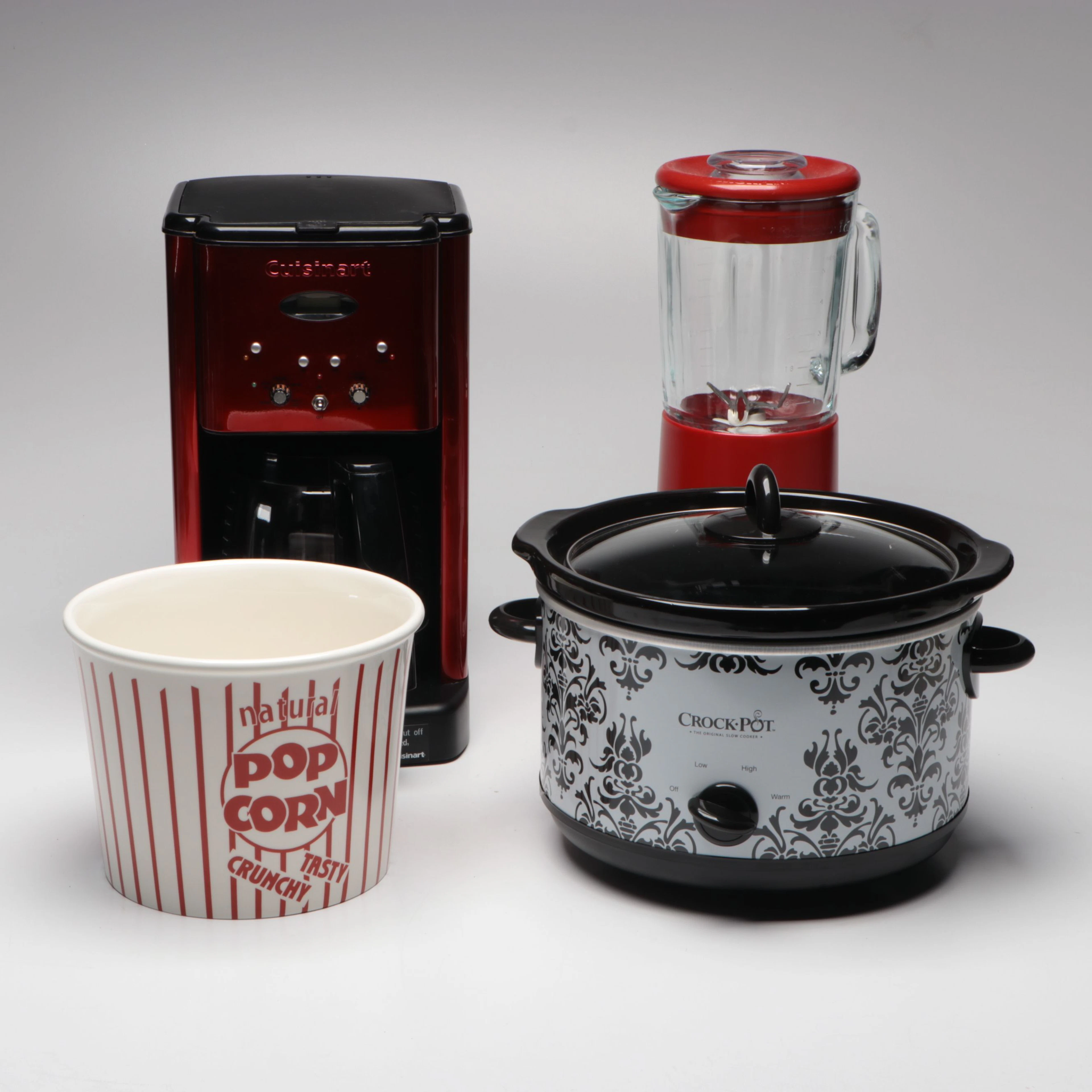 Crock Pot Damask Slow Cooker with More Kitchen Appliances and Ceramic Bucket